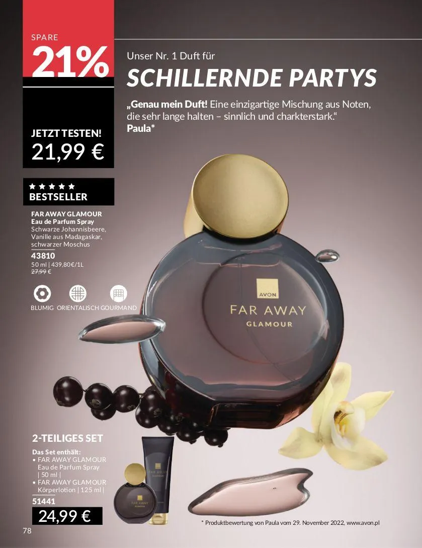 Avon Aktueller Prospekt von 7. Mai bis 21. Mai 2025 - Prospekt seite 78