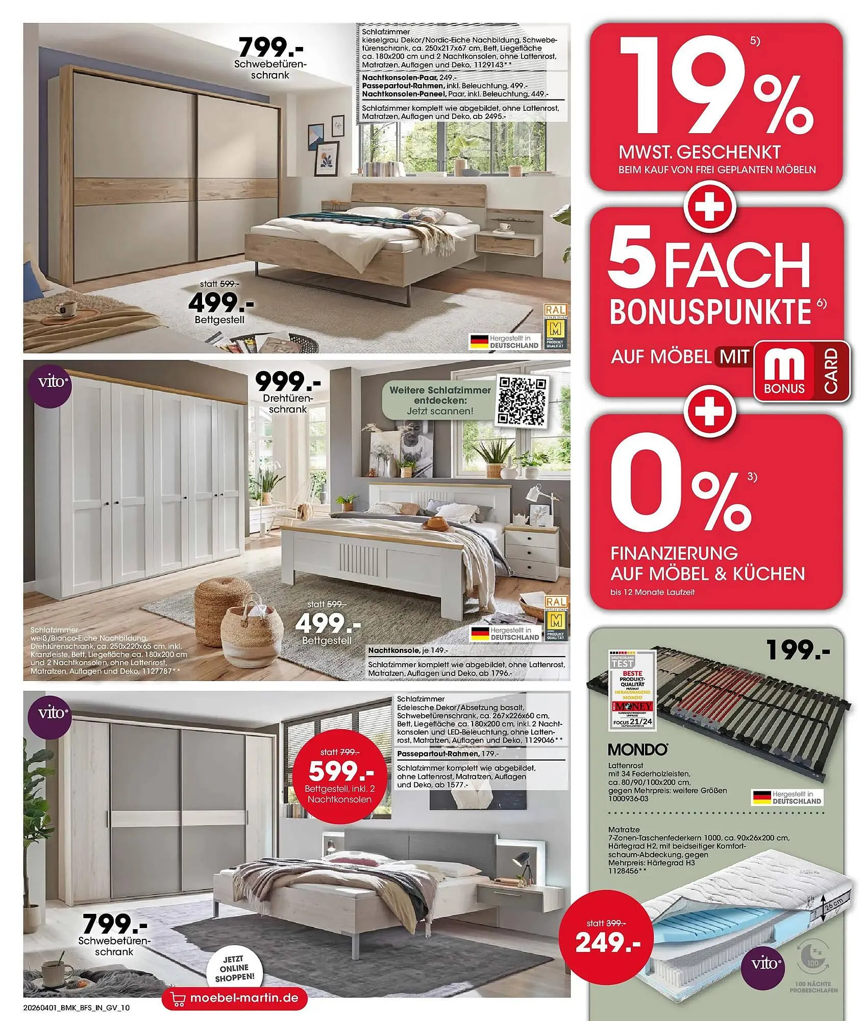 Möbel Martin Prospekt von 31. März bis 30. April 2026 - Prospekt seite 10