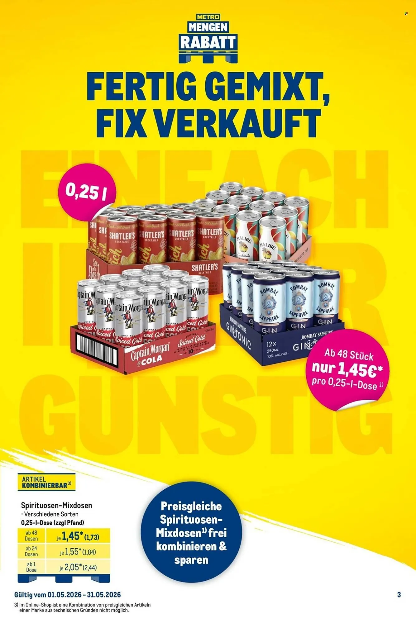 METRO Prospekt von 1. Mai bis 31. Mai 2026 - Prospekt seite 3