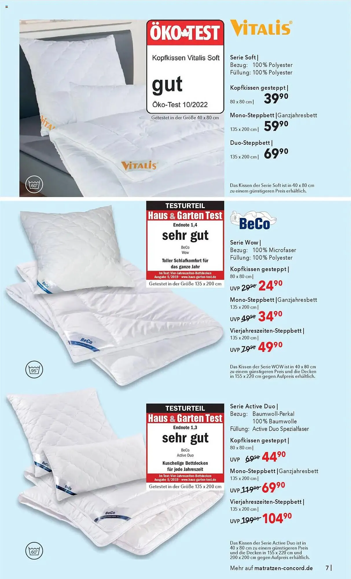 Matratzen Concord Prospekt von 28. Mai bis 24. Juni 2025 - Prospekt seite 7