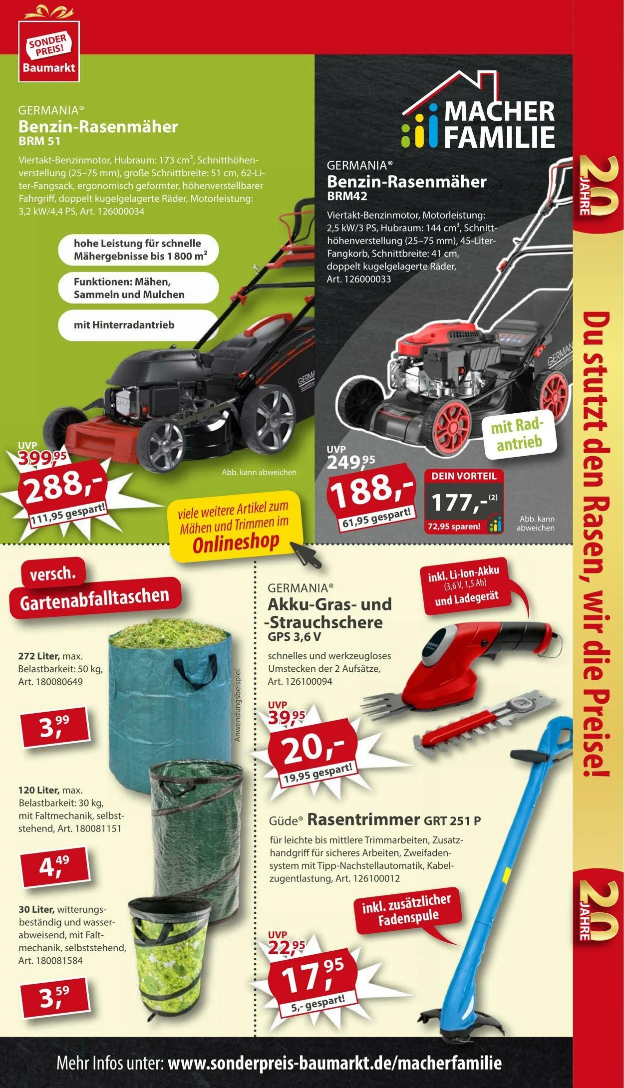 Sonderpreis Baumarkt Aktueller Prospekt von 26. April bis 10. Mai 2025 - Prospekt seite 13