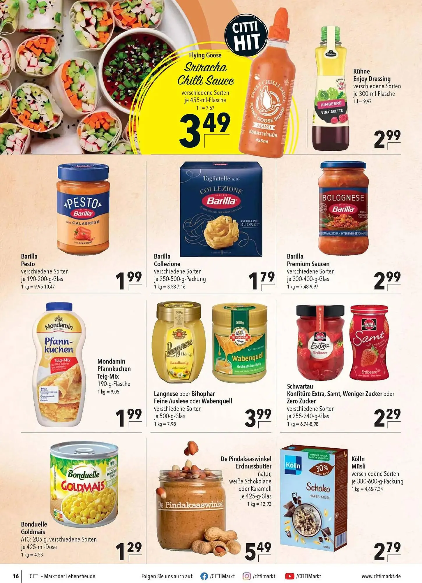 CITTI Markt Prospekt von 29. April bis 12. Mai 2026 - Prospekt seite 16