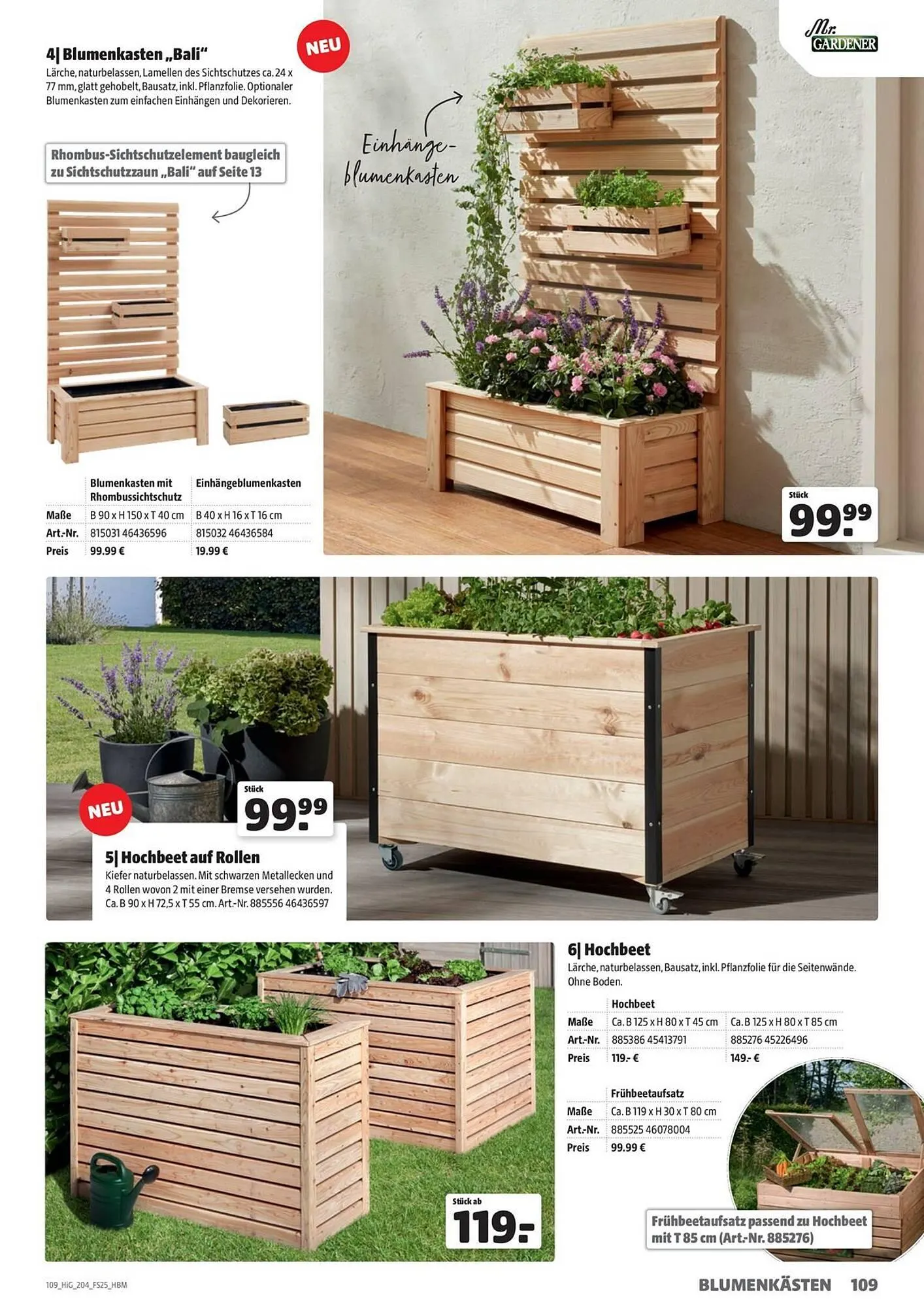 Hagebau Prospekt von 19. September bis 31. Dezember 2025 - Prospekt seite 109