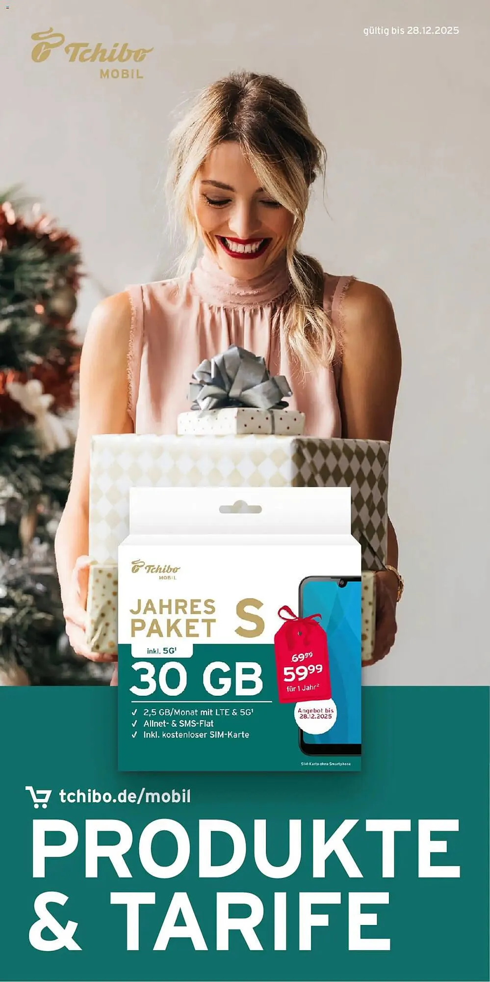 Tchibo Prospekt von 8. Dezember bis 28. Dezember 2025 - Prospekt seite 1