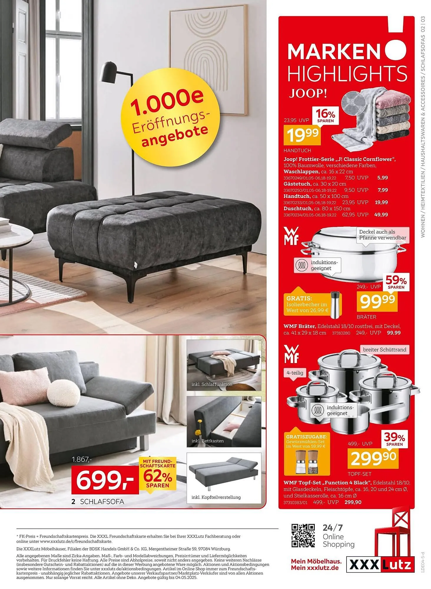 XXXLutz Prospekt von 21. April bis 27. April 2025 - Prospekt seite 3