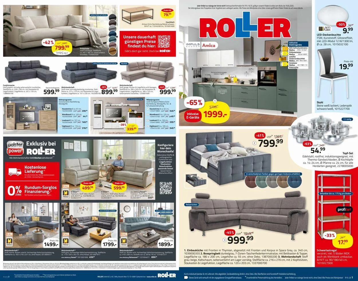 Roller Aktueller Prospekt von 6. April bis 19. April 2025 - Prospekt seite 4