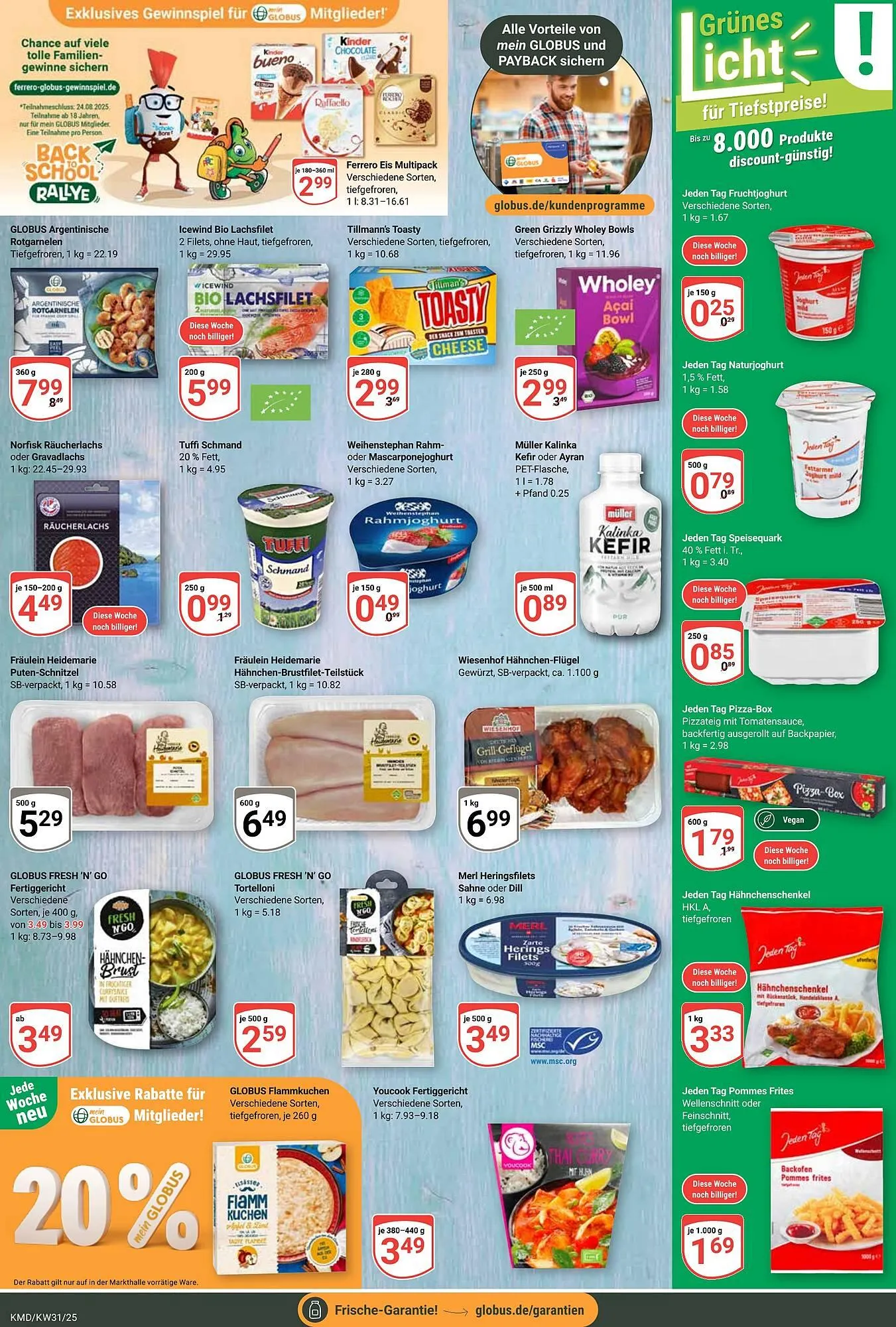 Globus Prospekt von 28. Juli bis 2. August 2025 - Prospekt seite 9