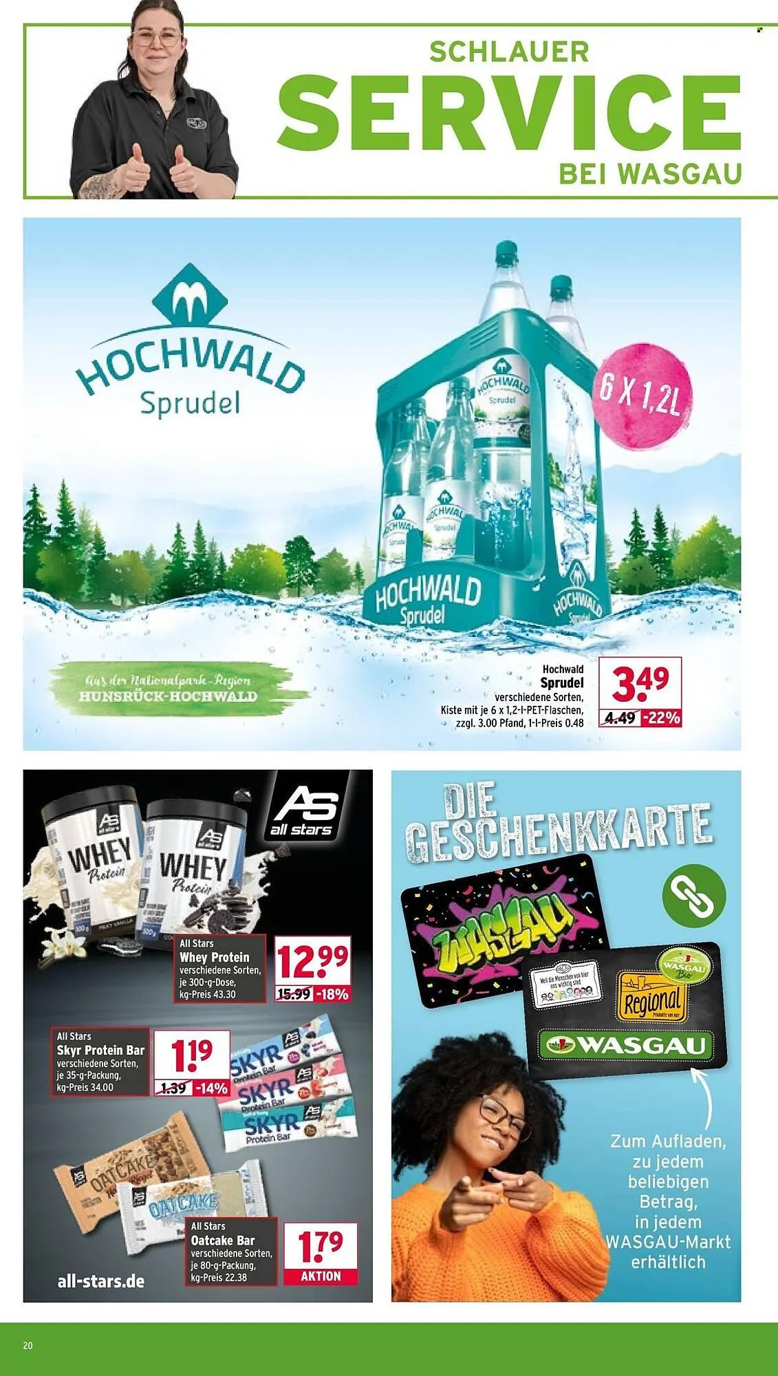 Wasgau Prospekt von 7. April bis 11. April 2026 - Prospekt seite 20