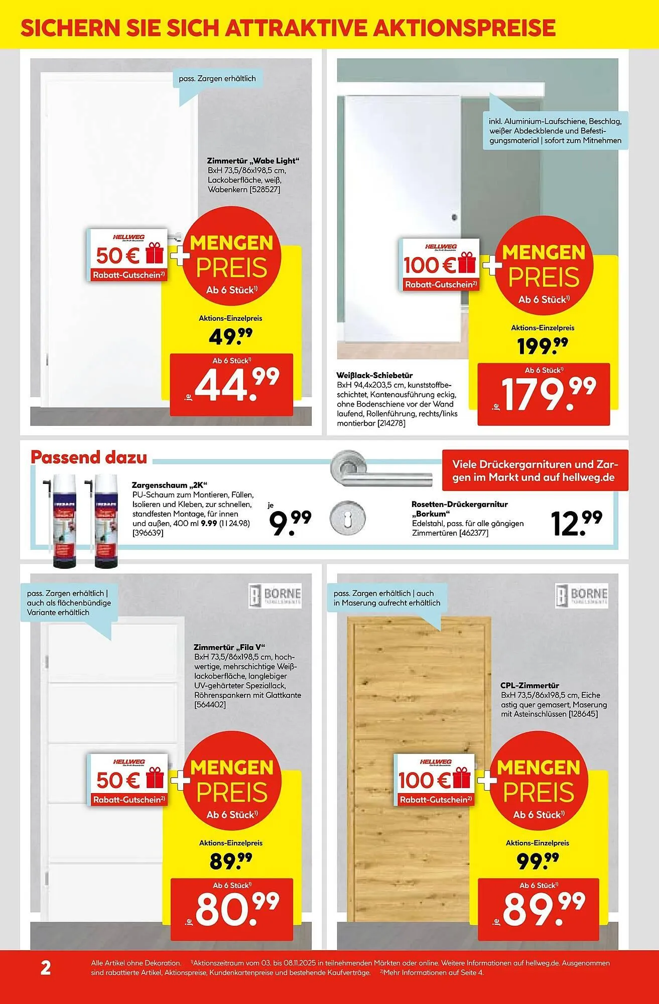 Hellweg Prospekt von 3. November bis 9. November 2025 - Prospekt seite 2