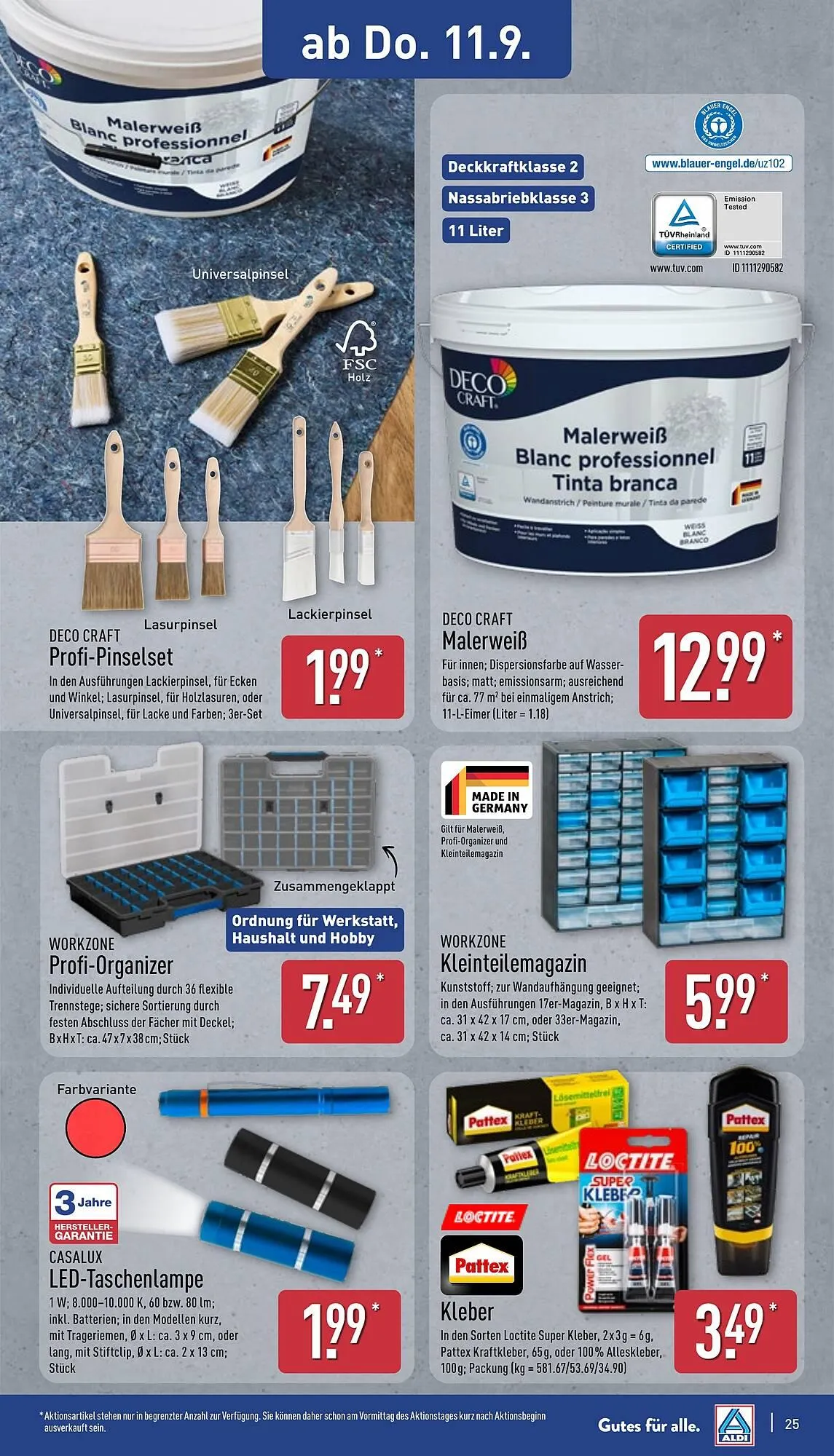 Aldi Nord Prospekt von 8. September bis 13. September 2025 - Prospekt seite 29