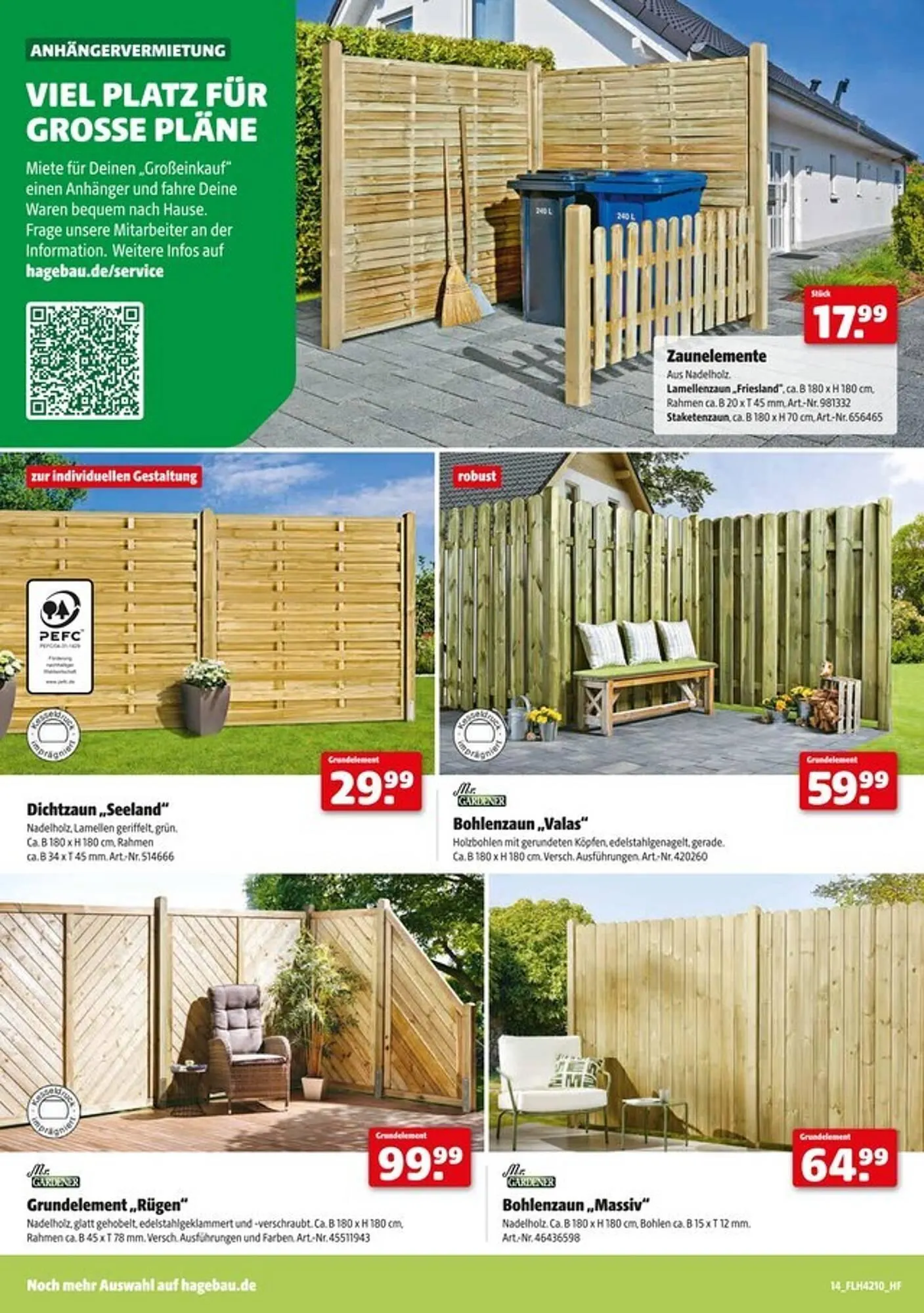 Hagebau Prospekt von 1. März bis 12. April 2025 - Prospekt seite 14