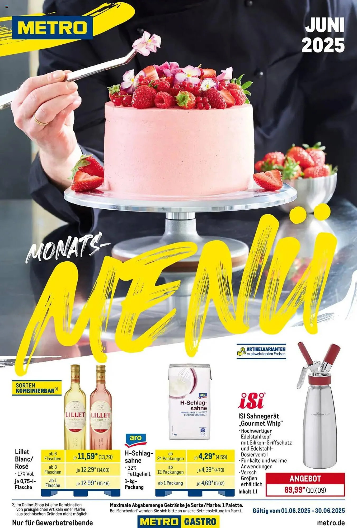 METRO Prospekt von 1. Juni bis 30. Juni 2025 - Prospekt seite 1
