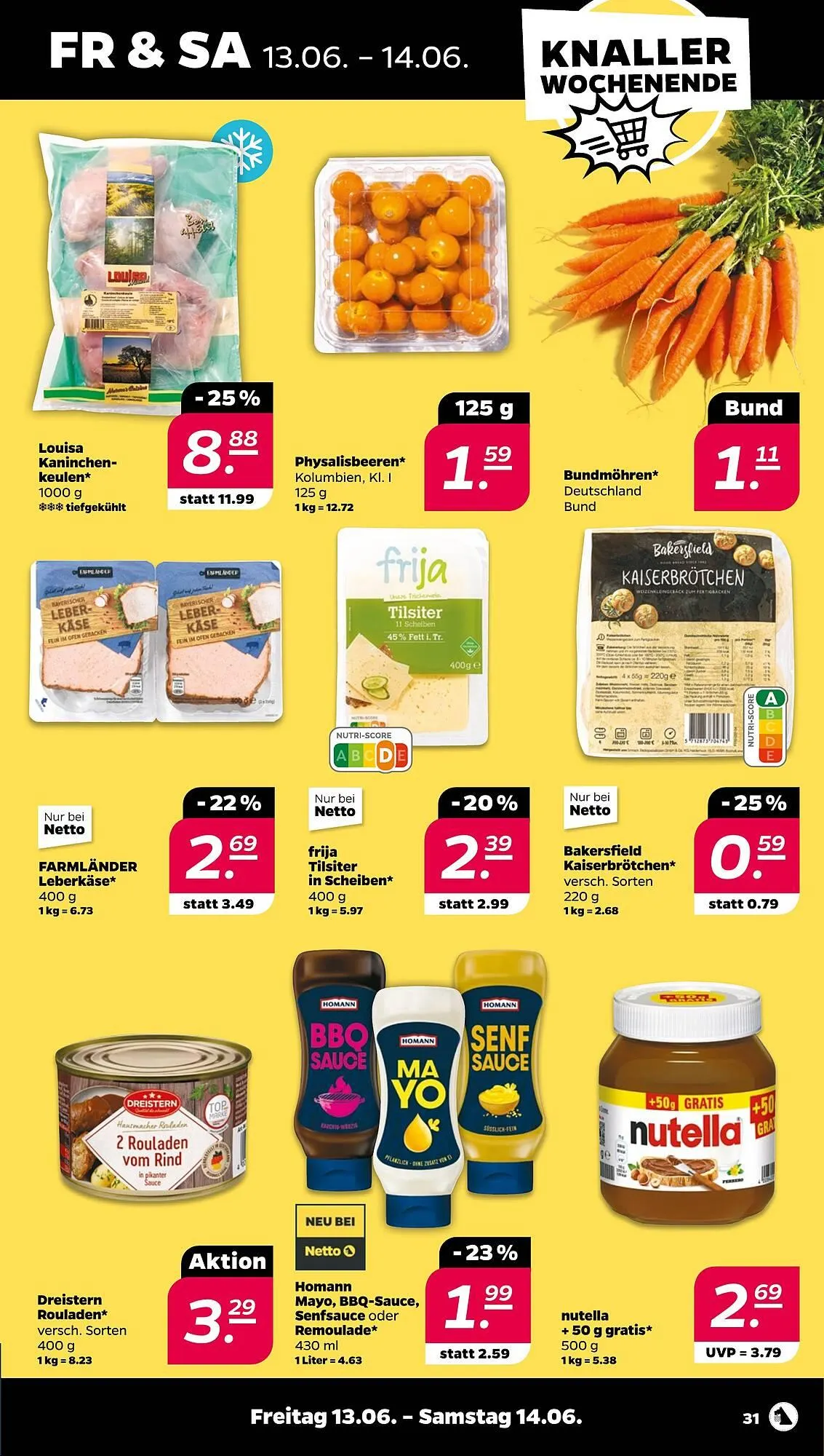 NETTO Prospekt von 10. Juni bis 14. Juni 2025 - Prospekt seite 31