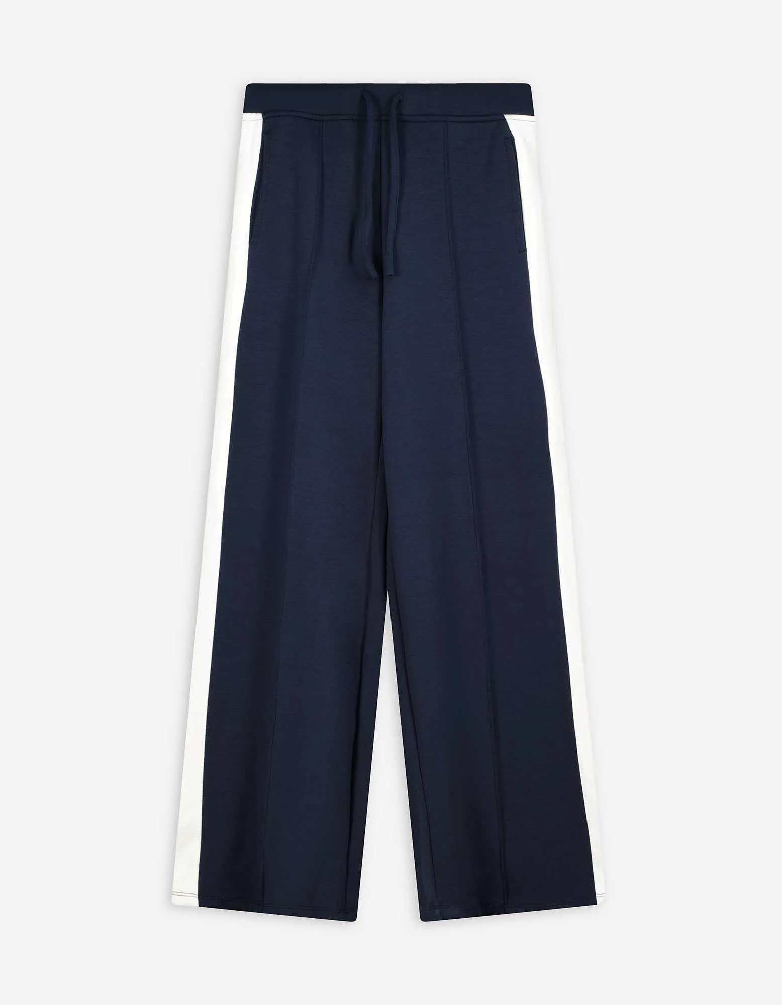 Hose - Kontraststreifen - dunkelblau