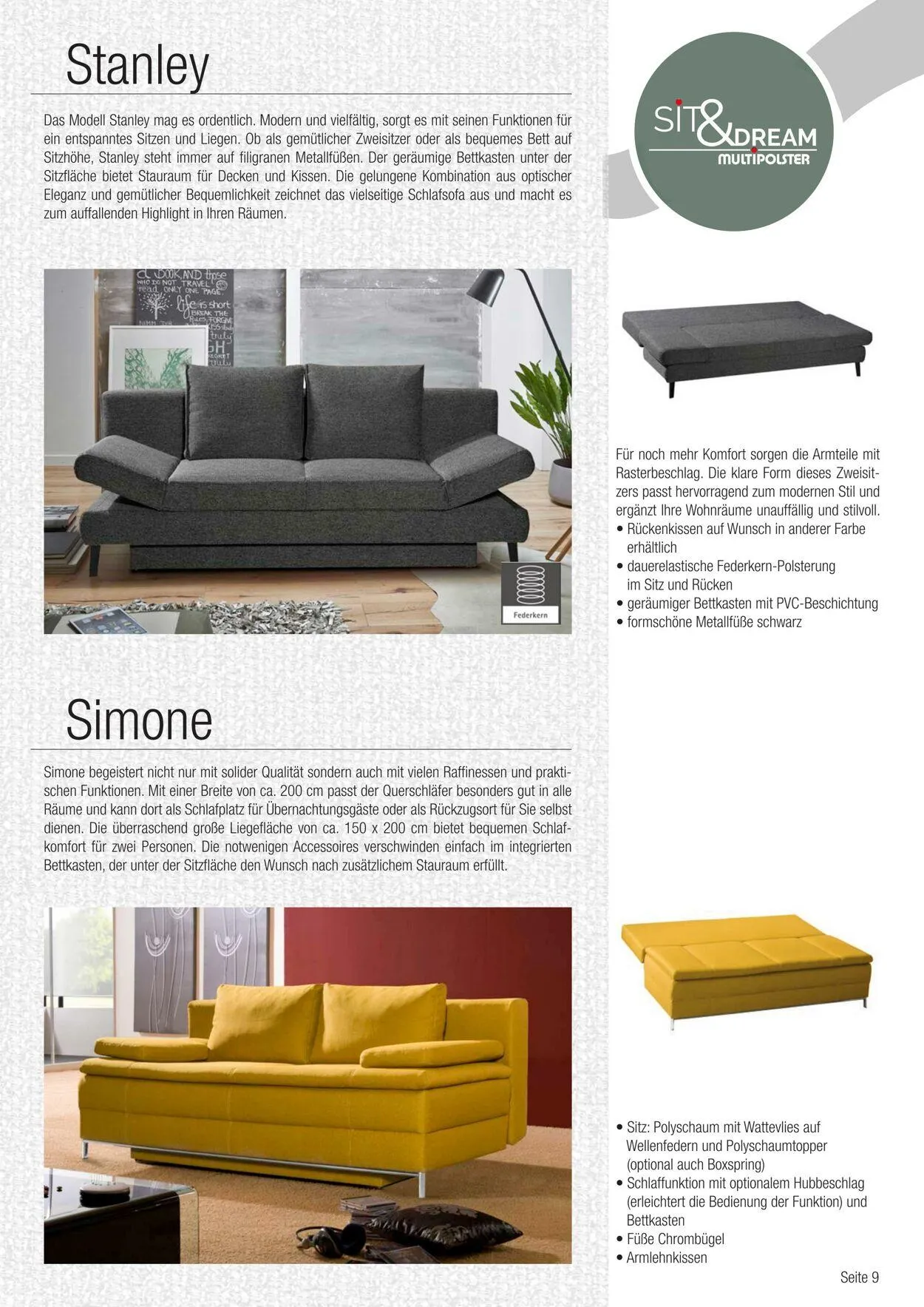 Multipolster Aktueller Prospekt von 2. Juni bis 16. Juni 2025 - Prospekt seite 9