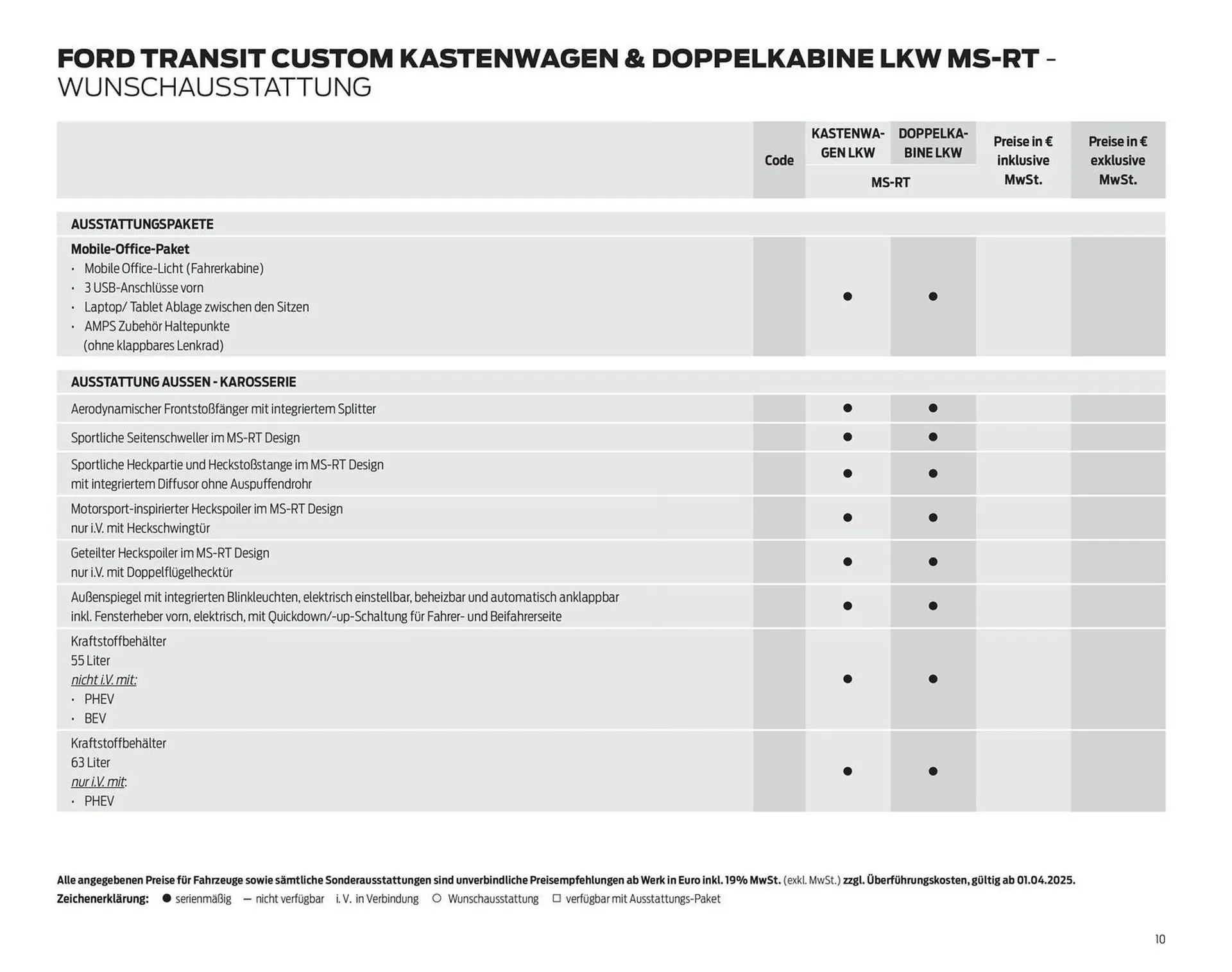 Ford Prospekt von 7. Oktober bis 31. Oktober 2025 - Prospekt seite 10
