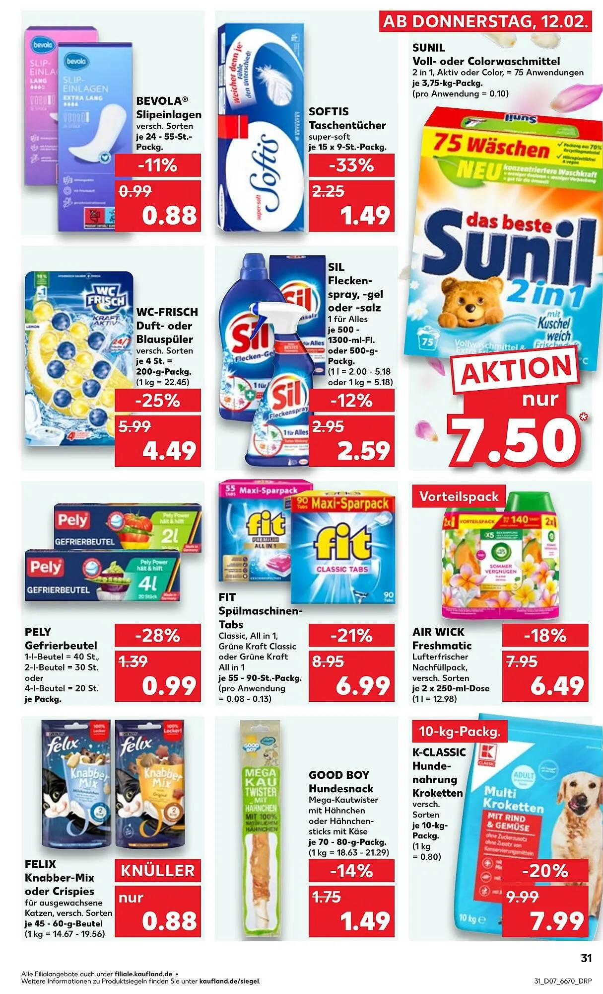 Kaufland Prospekt von 12. Februar bis 18. Februar 2026 - Prospekt seite 31