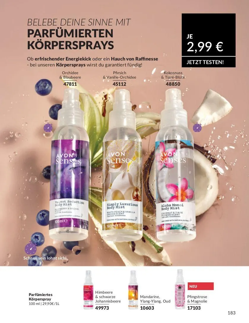 Avon Aktueller Prospekt von 9. April bis 23. April 2025 - Prospekt seite 183
