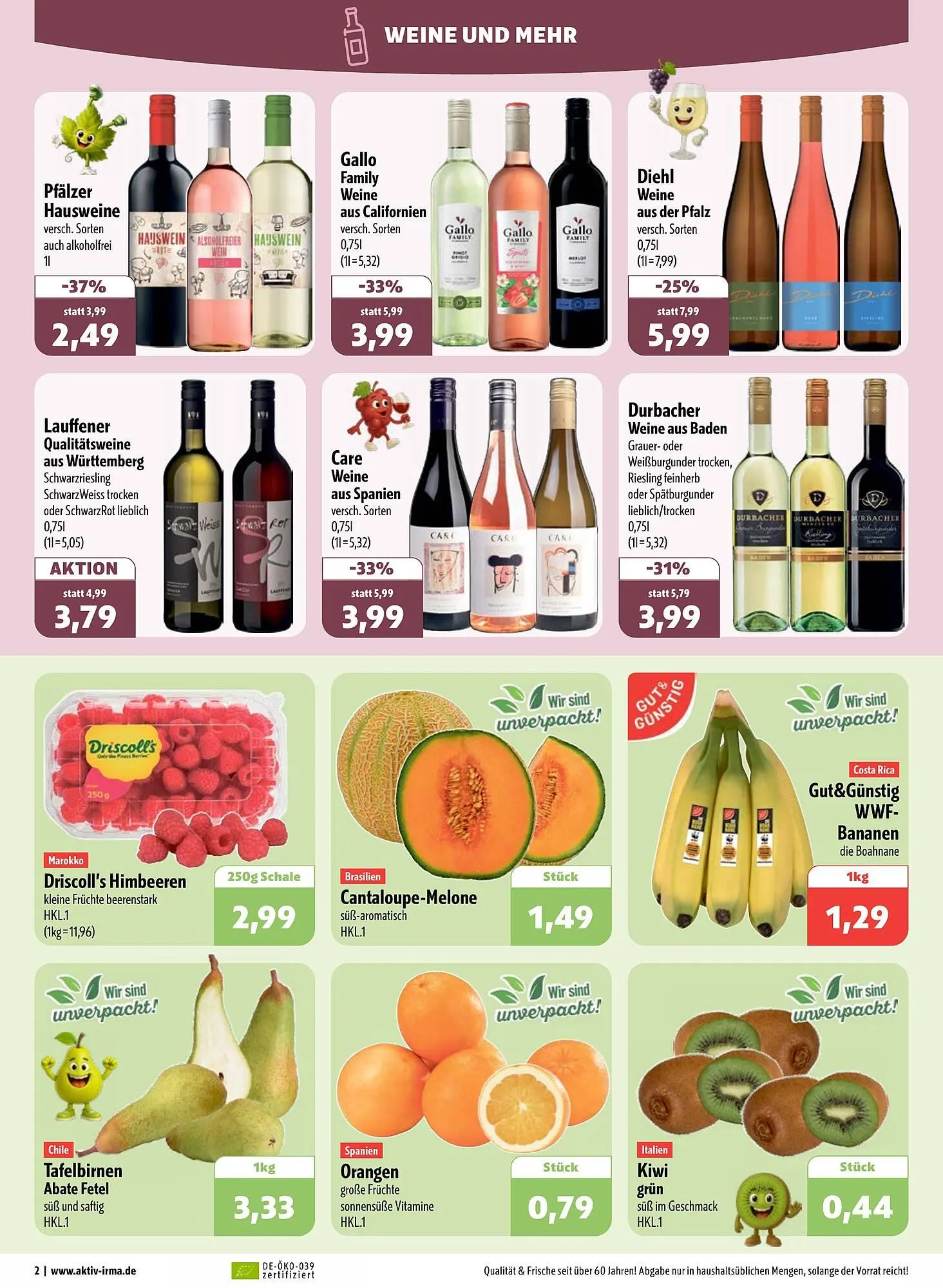 Aktiv Irma Prospekt von 20. April bis 25. April 2026 - Prospekt seite 2