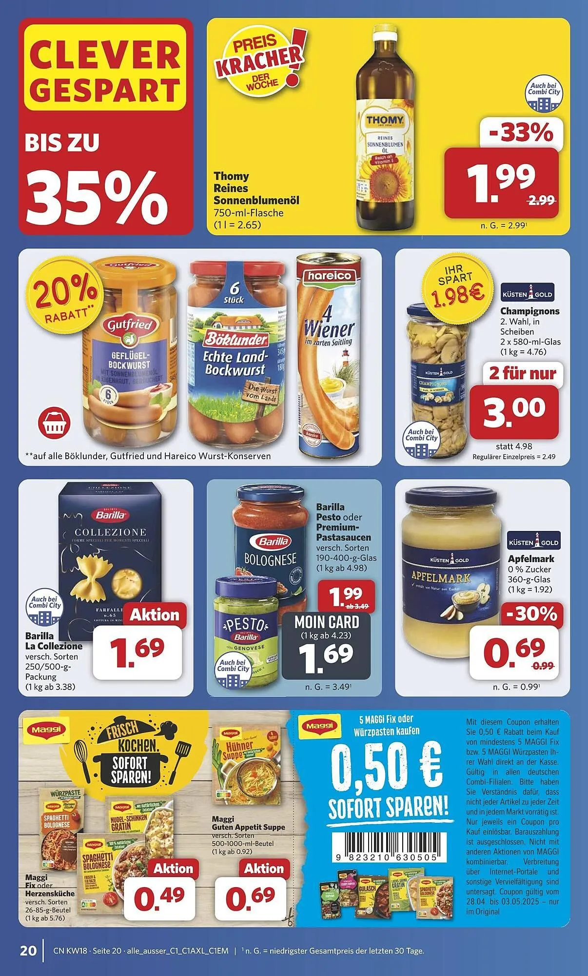 Combi Prospekt von 28. April bis 3. Mai 2025 - Prospekt seite 24