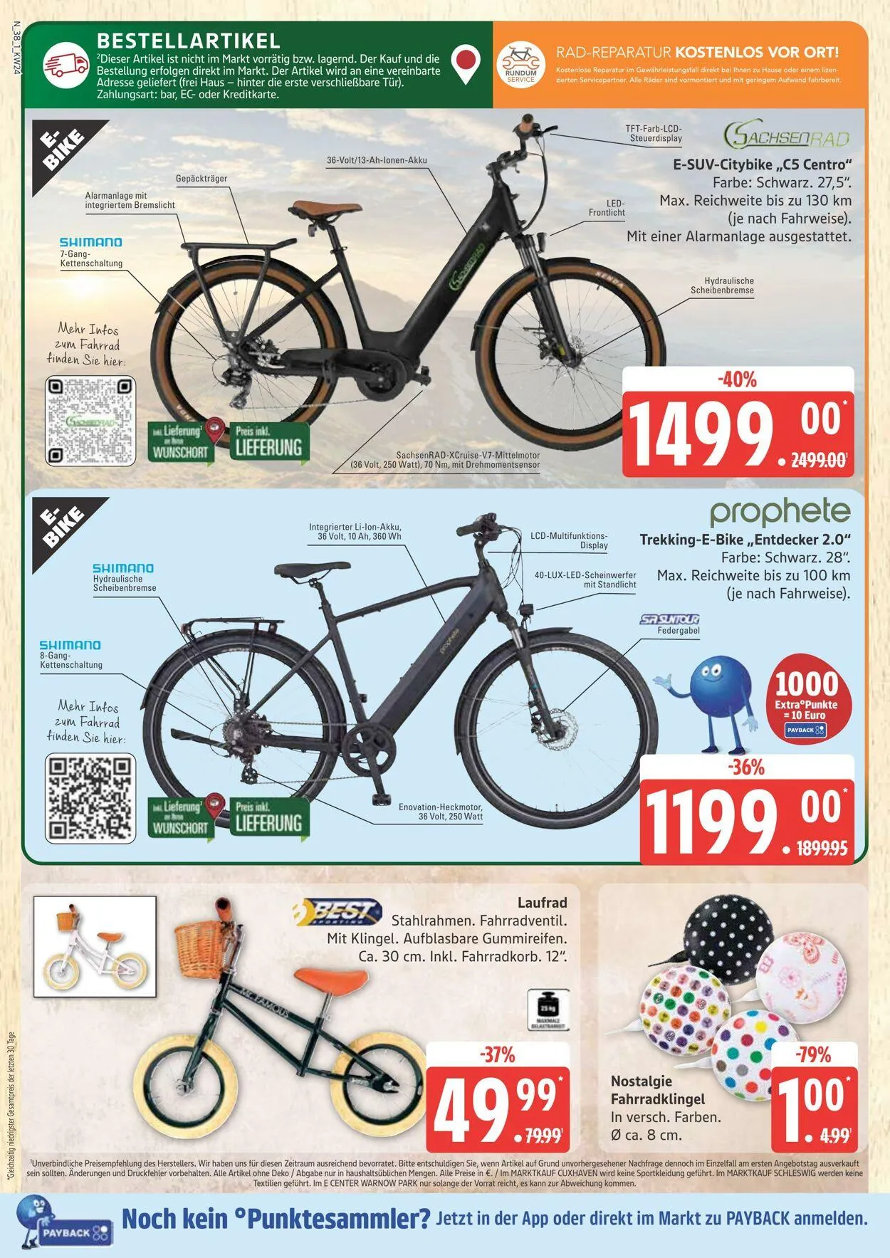 Marktkauf Aktueller Prospekt von 16. Juni bis 21. Juni 2025 - Prospekt seite 38