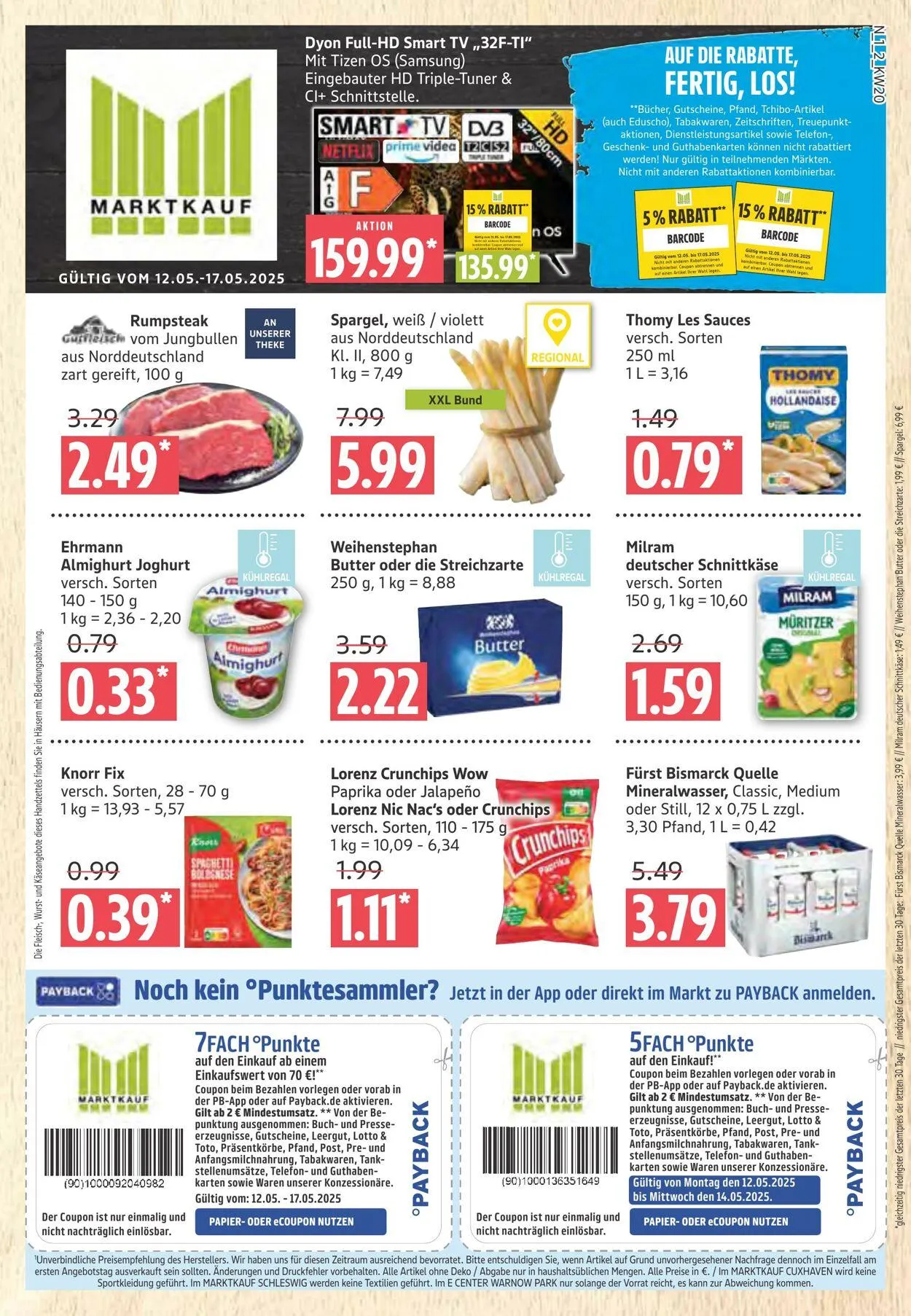 Marktkauf Aktueller Prospekt von 12. Mai bis 17. Mai 2025 - Prospekt seite 1