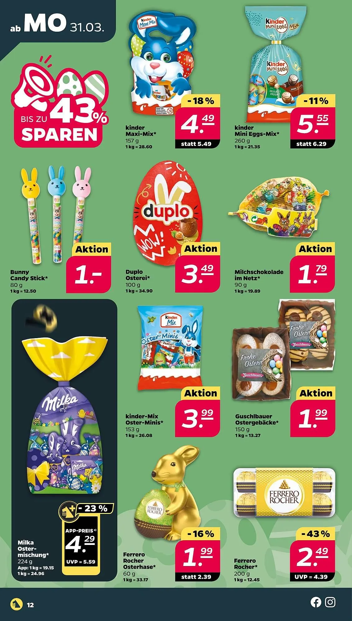 NETTO Prospekt von 31. März bis 5. April 2025 - Prospekt seite 12