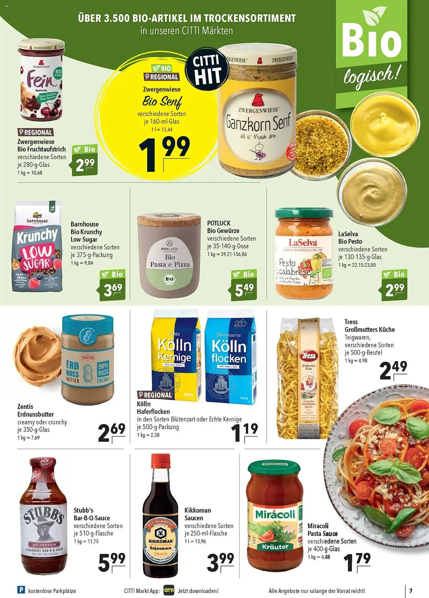 CITTI Markt Prospekt von 22. April bis 28. April 2026 - Prospekt seite 7