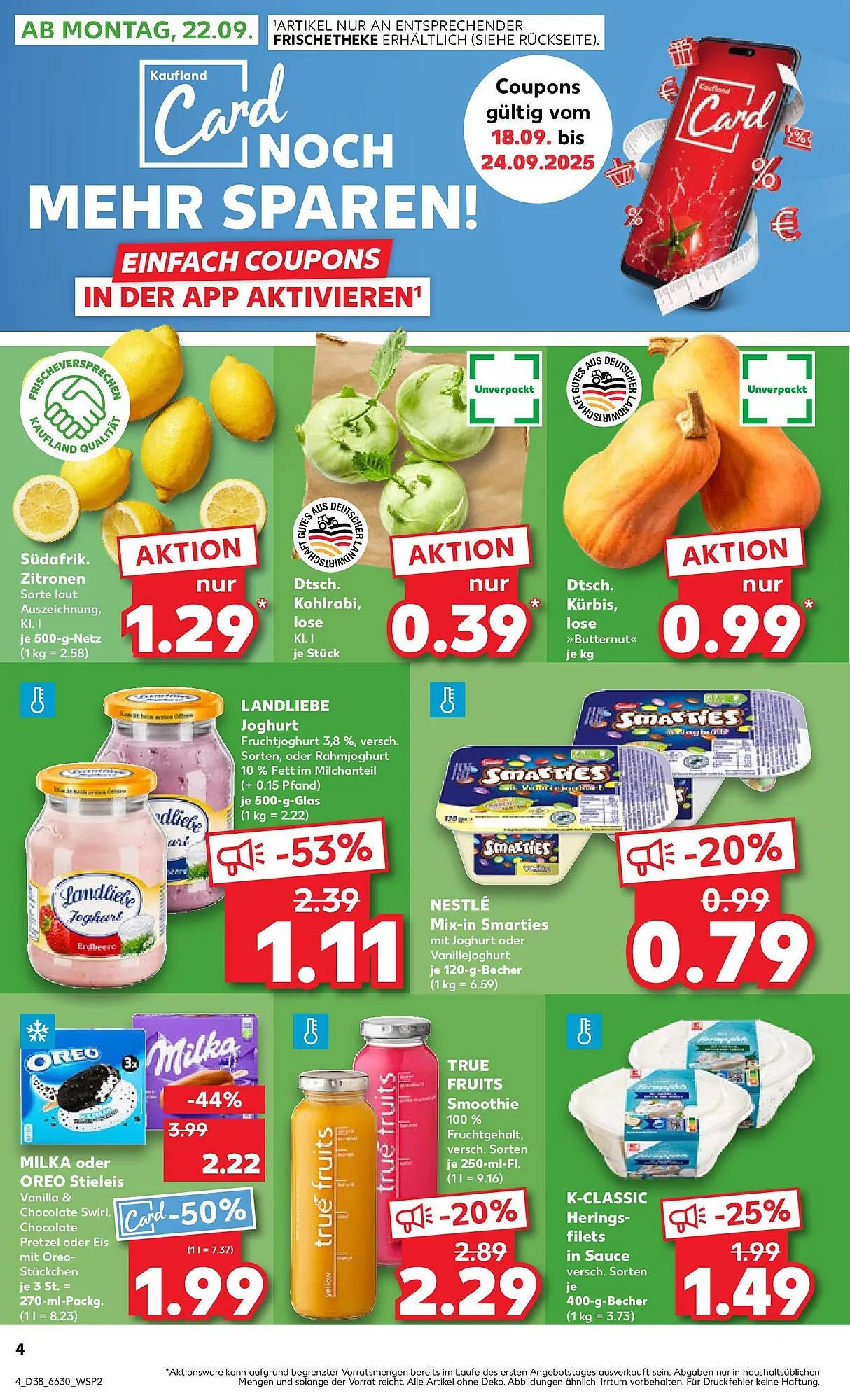 Kaufland Prospekt von 21. September bis 24. September 2025 - Prospekt seite 4