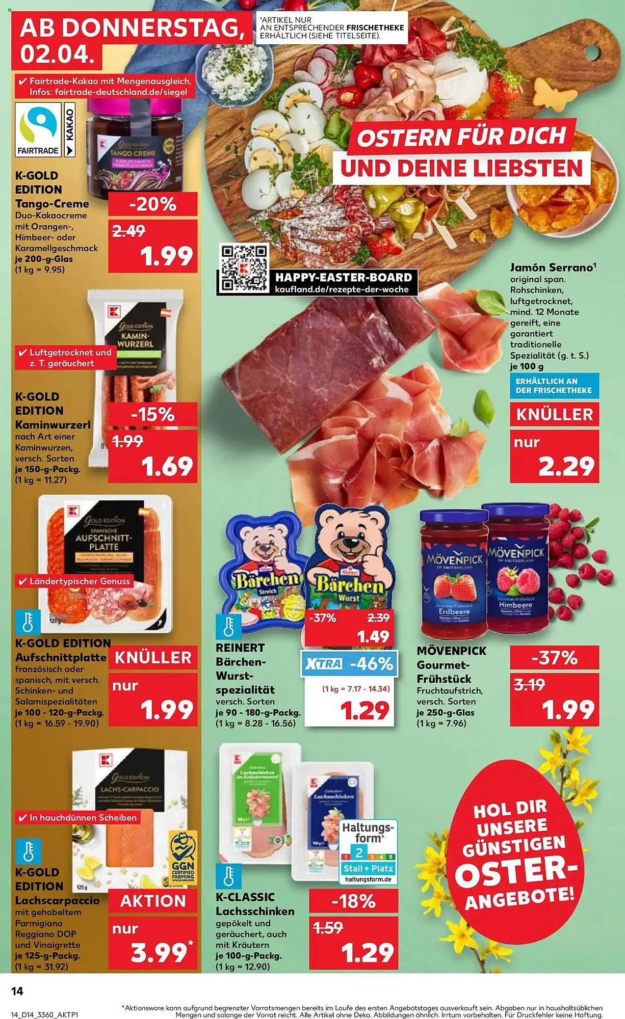 Kaufland Prospekt von 2. April bis 8. April 2026 - Prospekt seite 14