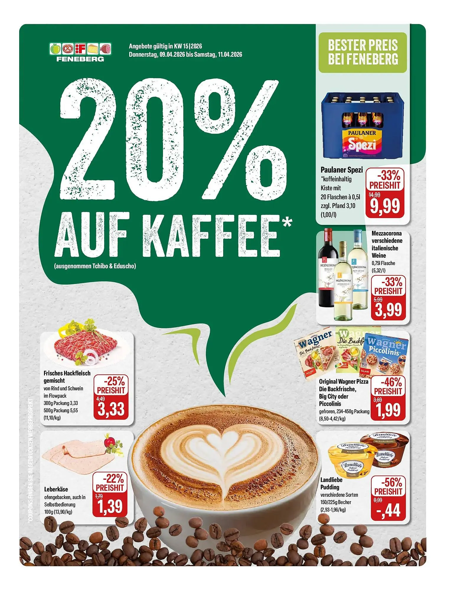 Feneberg Prospekt von 9. April bis 11. April 2026 - Prospekt seite 1