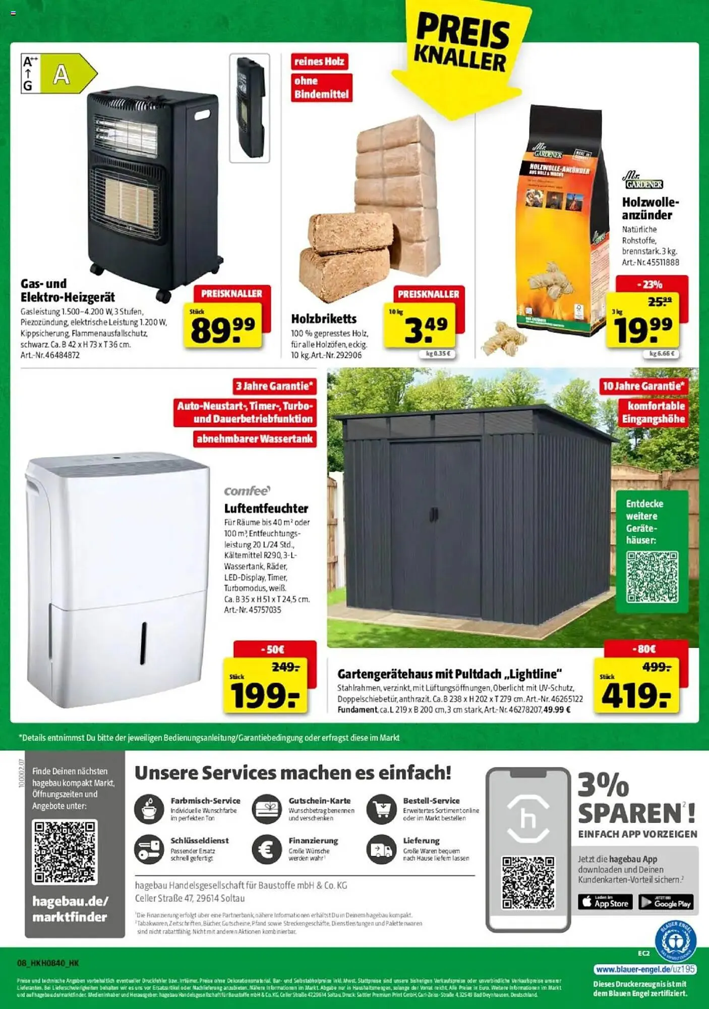 Hagebau Prospekt von 4. Oktober bis 11. Oktober 2025 - Prospekt seite 8