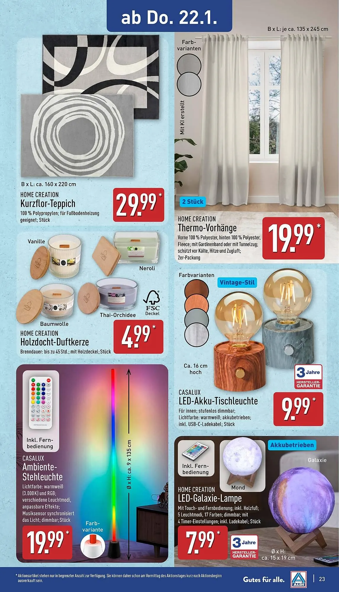 Aldi Nord Prospekt von 19. Januar bis 24. Januar 2026 - Prospekt seite 23