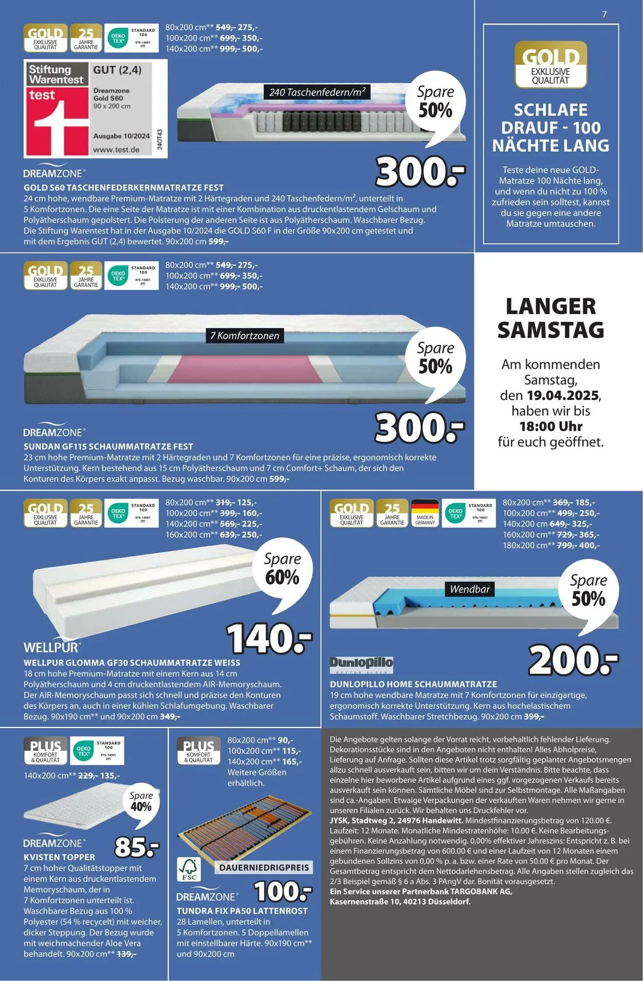 JYSK von 14. April bis 28. April 2025 - Prospekt seite 8