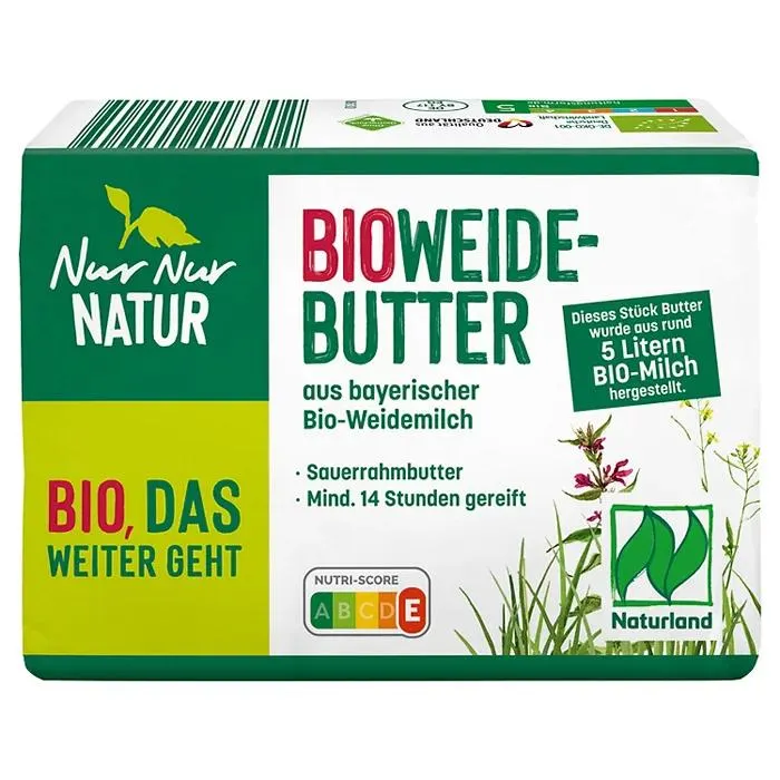 NUR NUR NATUR Bio-Weidebutter 250 g