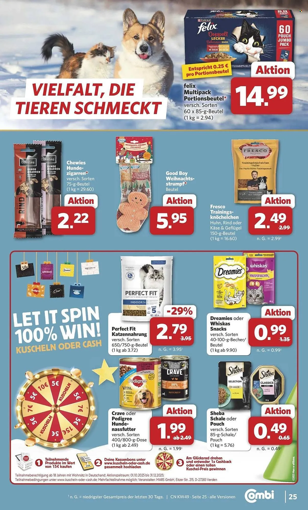 Combi Prospekt von 1. Dezember bis 6. Dezember 2025 - Prospekt seite 25