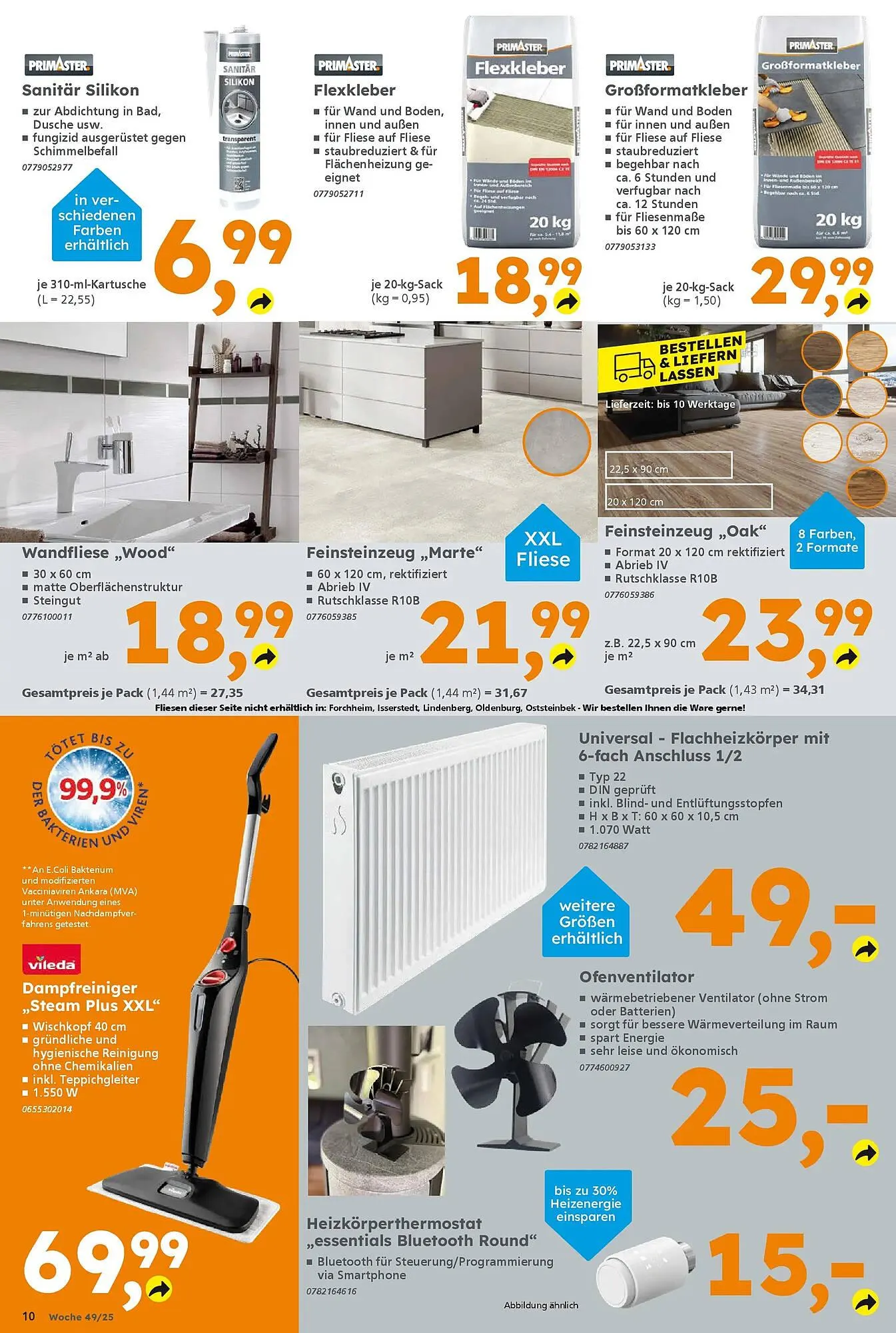 Globus Baumarkt Prospekt von 30. November bis 6. Dezember 2025 - Prospekt seite 10