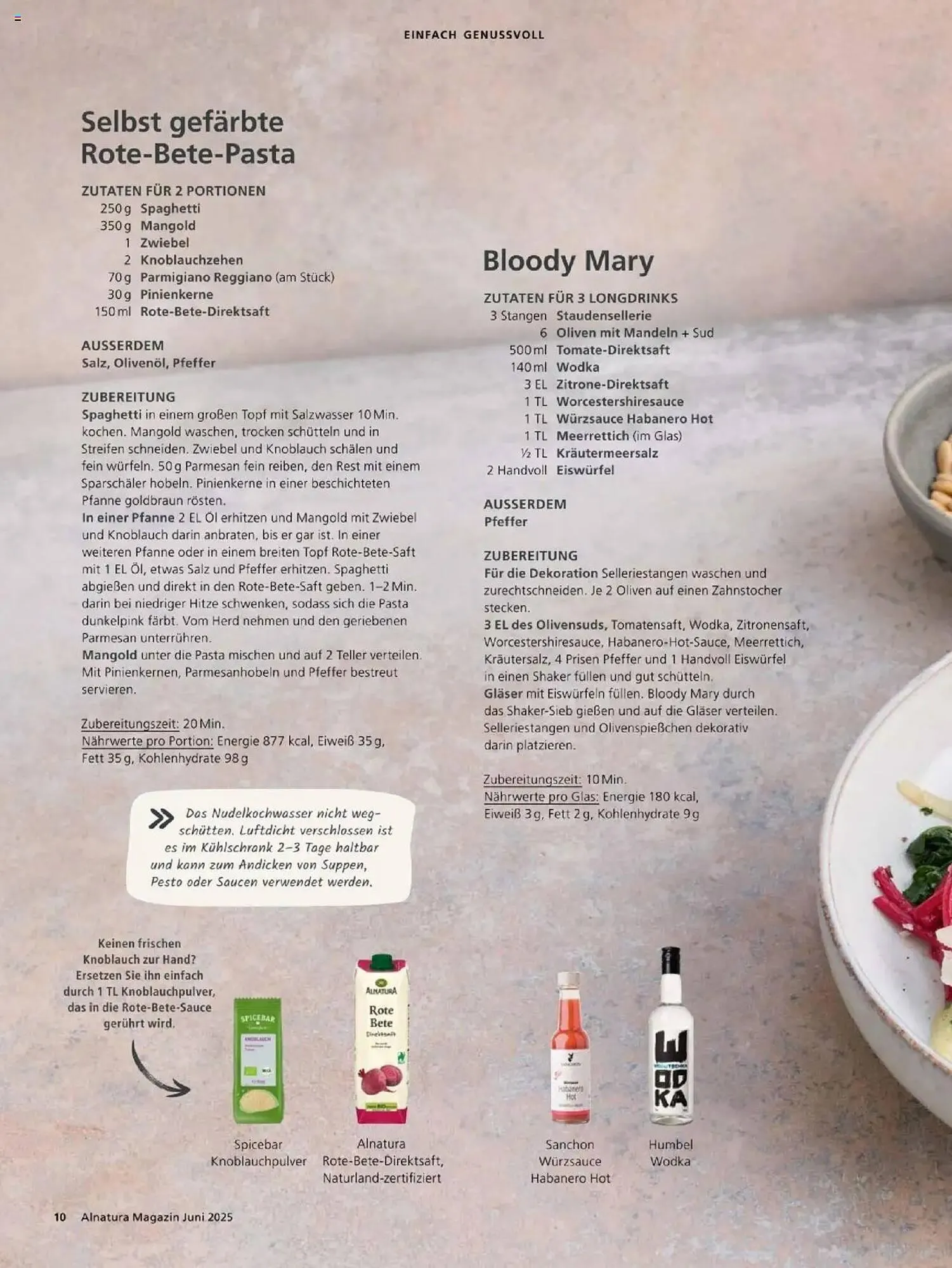 Alnatura Prospekt von 1. Juni bis 30. Juni 2025 - Prospekt seite 10