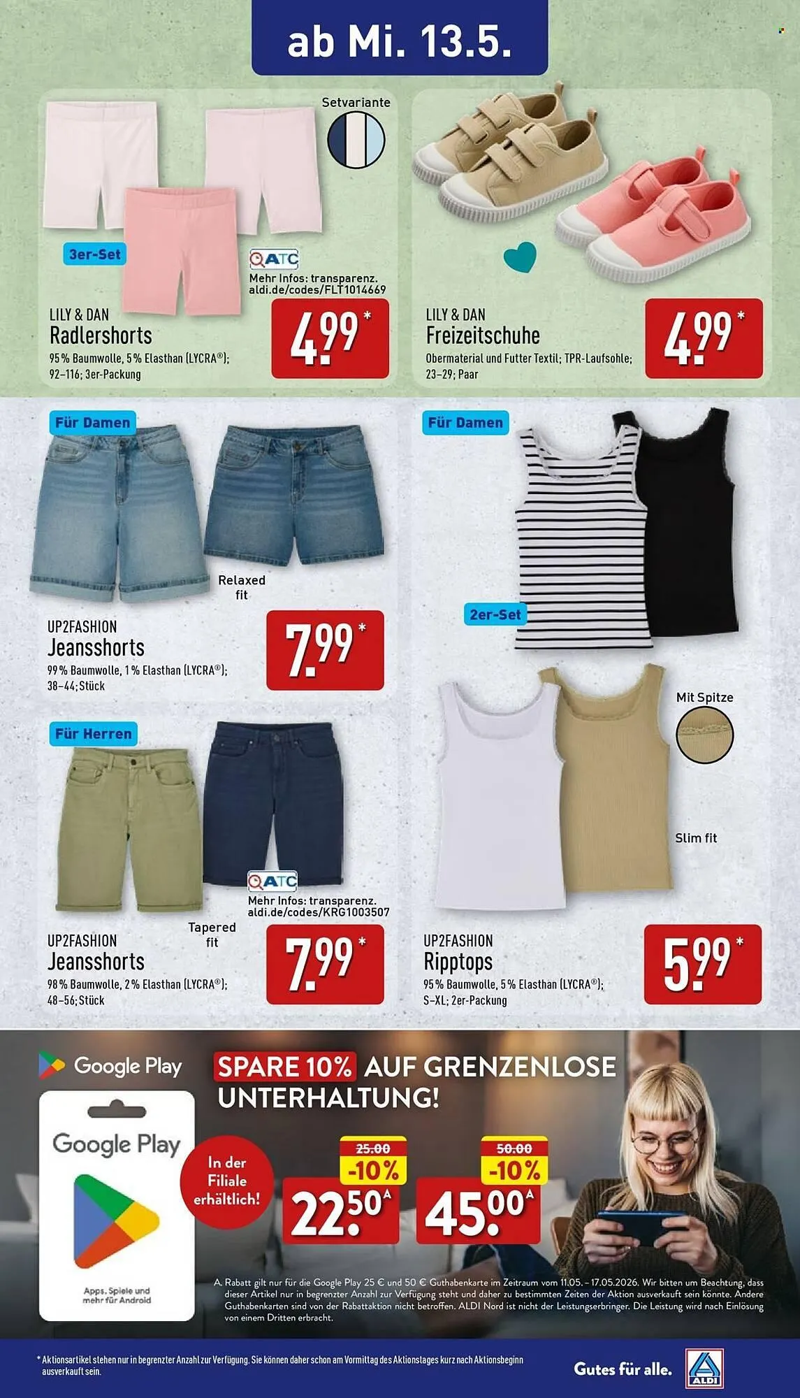 Aldi Nord Prospekt von 11. Mai bis 16. Mai 2026 - Prospekt seite 10