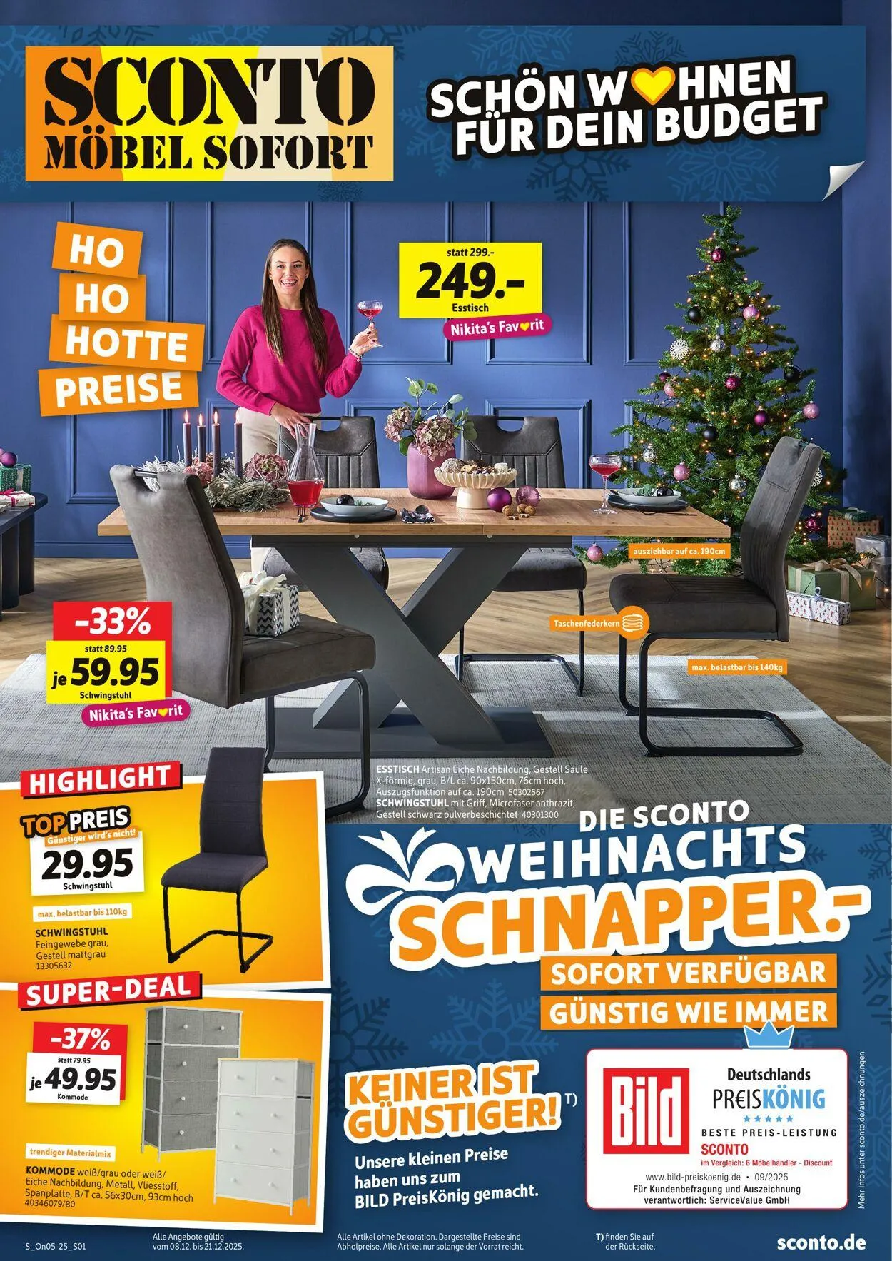 Sconto von 9. Dezember bis 23. Dezember 2025 - Prospekt seite 1