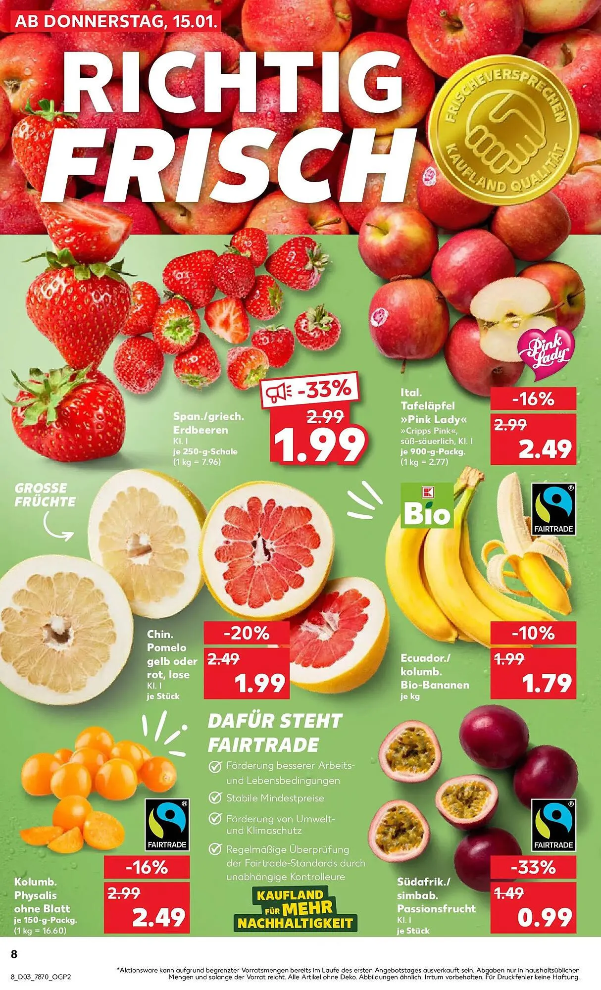 Kaufland Prospekt von 18. Januar bis 21. Januar 2026 - Prospekt seite 8