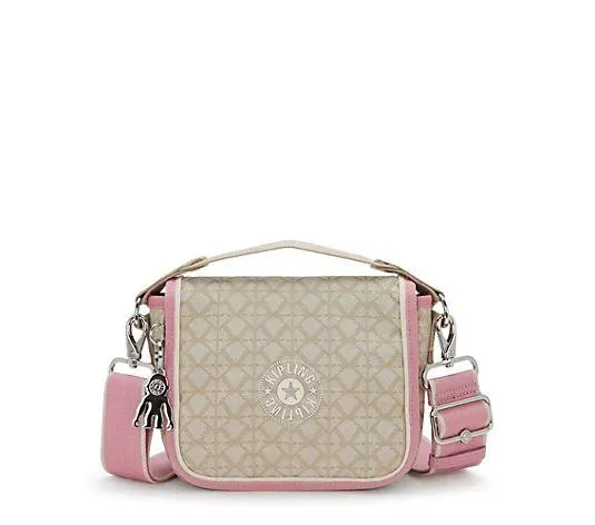 KIPLING® Midi-Umhängetasche Ramey Überschlag Jeans-Optik