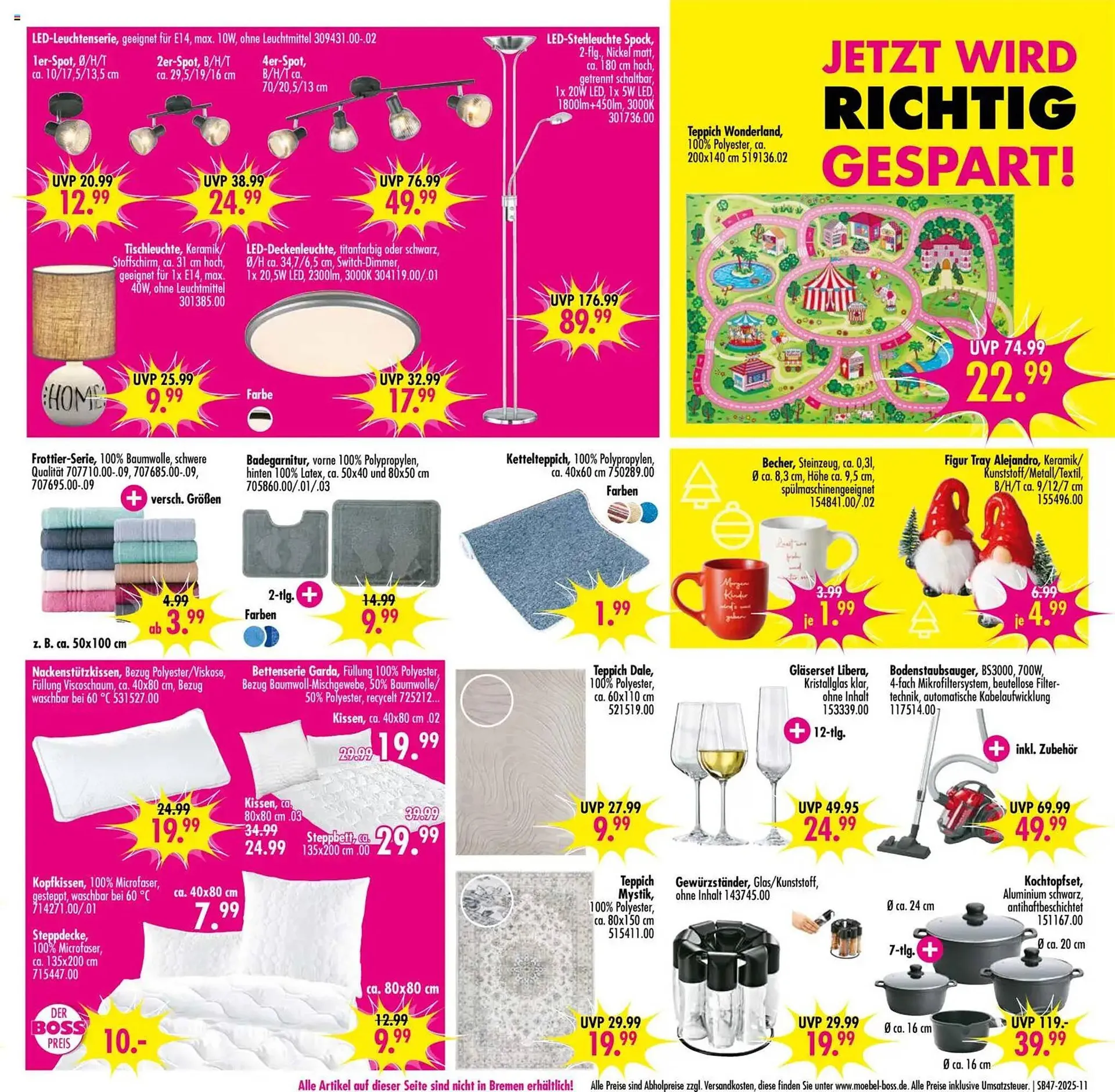 Möbel Boss Prospekt von 15. November bis 21. November 2025 - Prospekt seite 11
