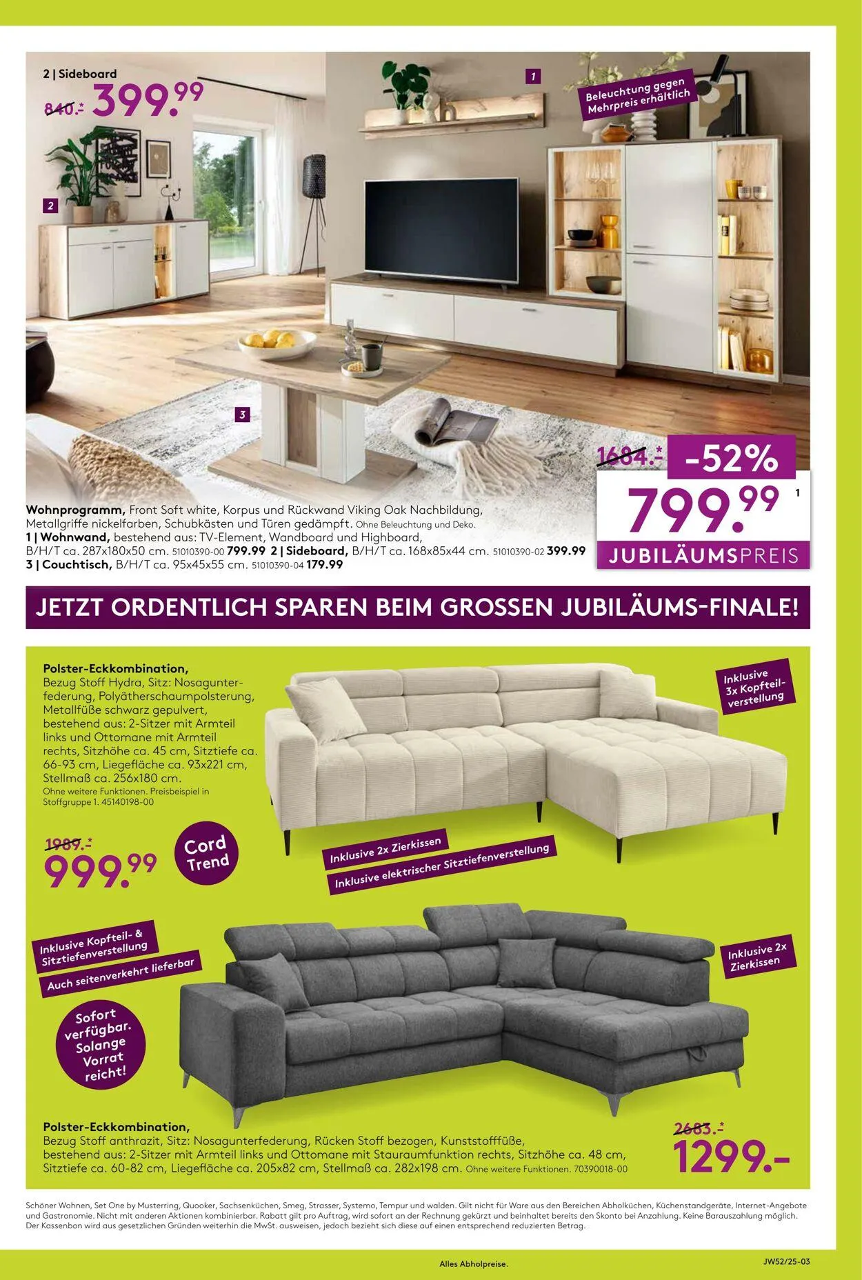 Möbel Rieger von 23. Dezember bis 23. Januar 2026 - Prospekt seite 3