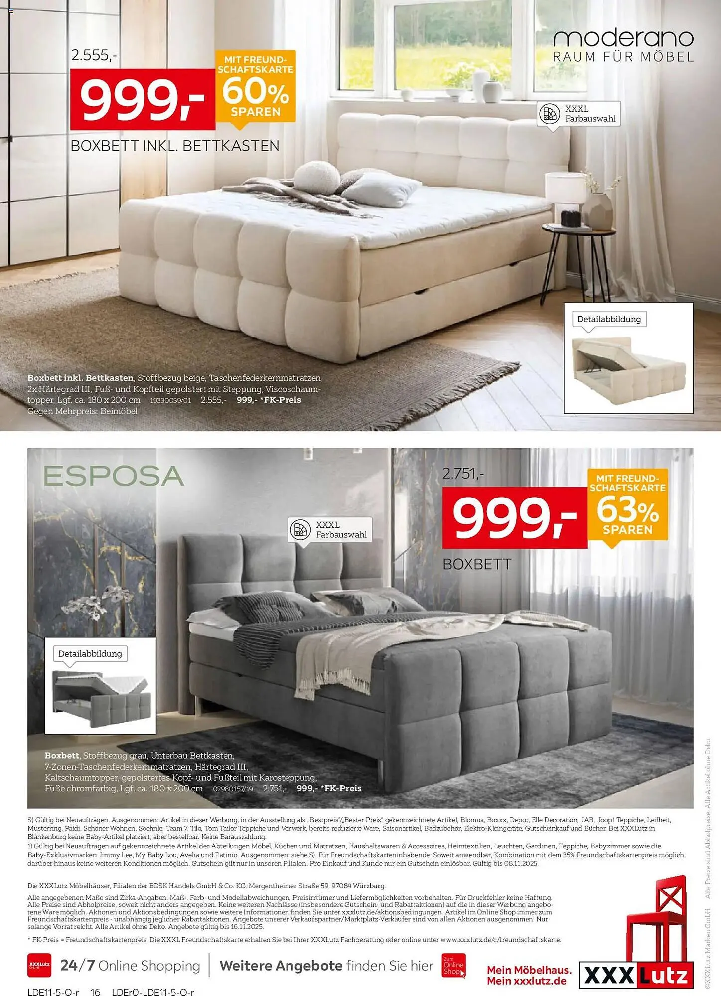 XXXLutz Prospekt von 2. November bis 16. November 2025 - Prospekt seite 16