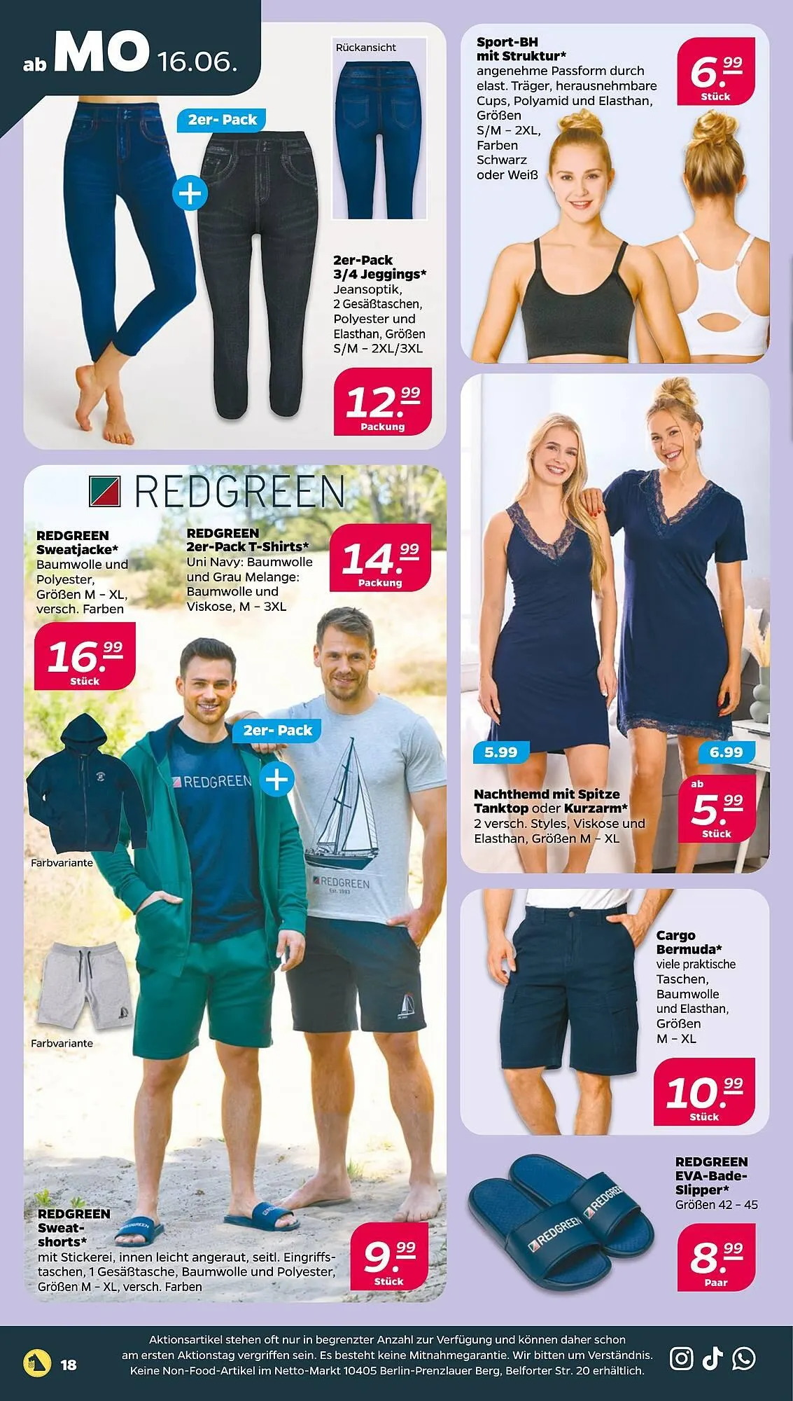 NETTO Prospekt von 16. Juni bis 21. Juni 2025 - Prospekt seite 18