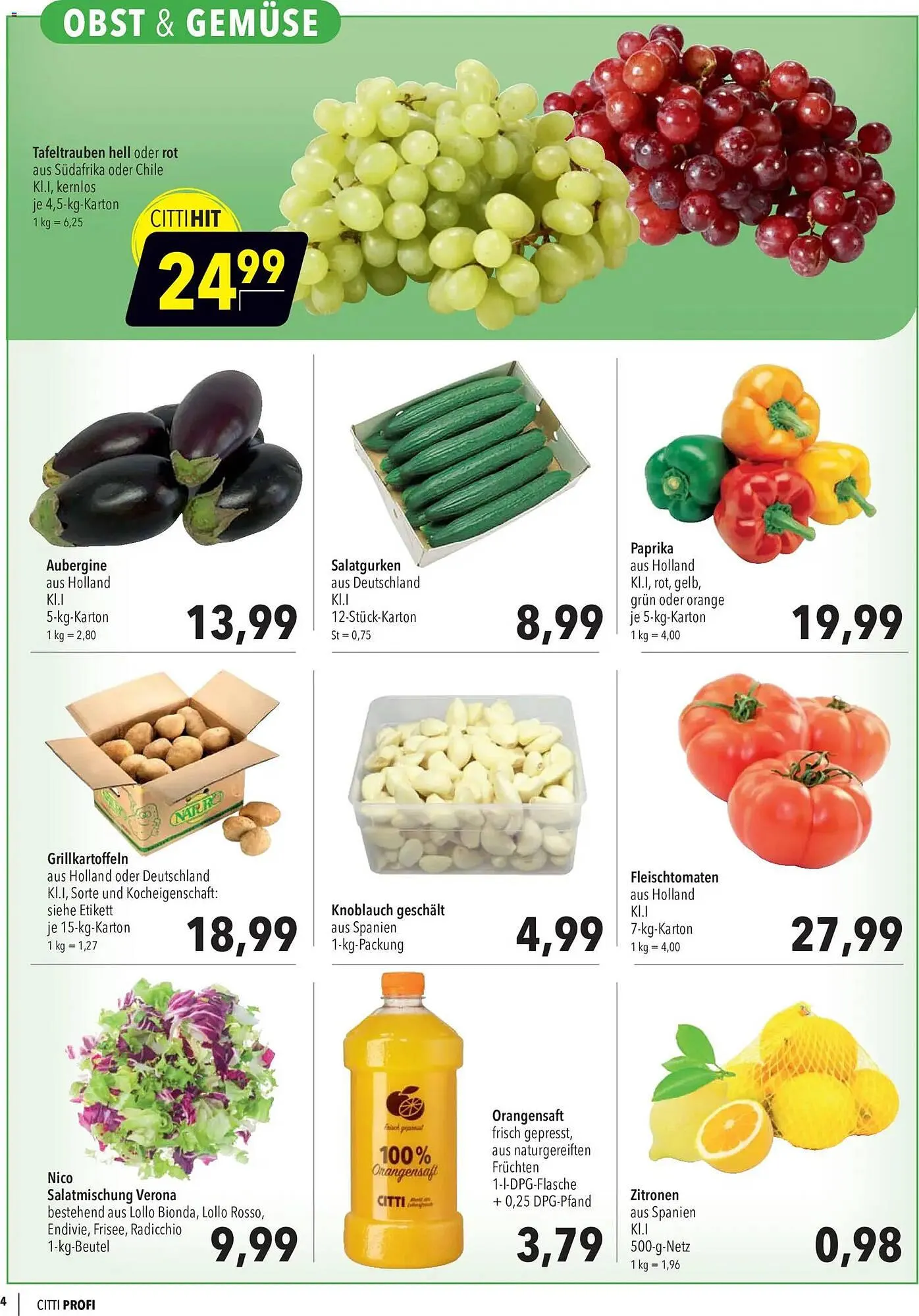CITTI Markt Prospekt von 6. Mai bis 19. Mai 2026 - Prospekt seite 4