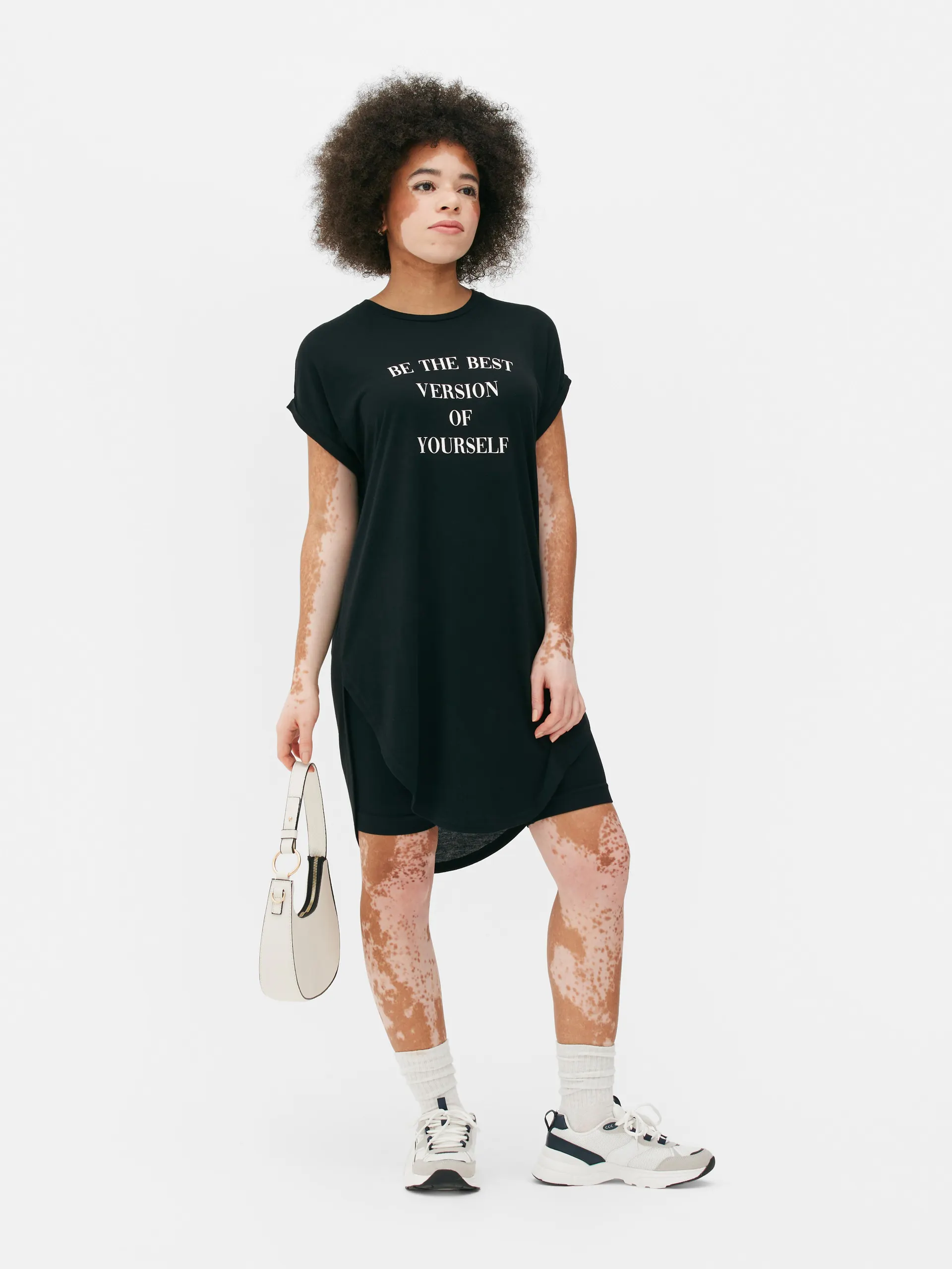 Langes T-Shirt mit Print