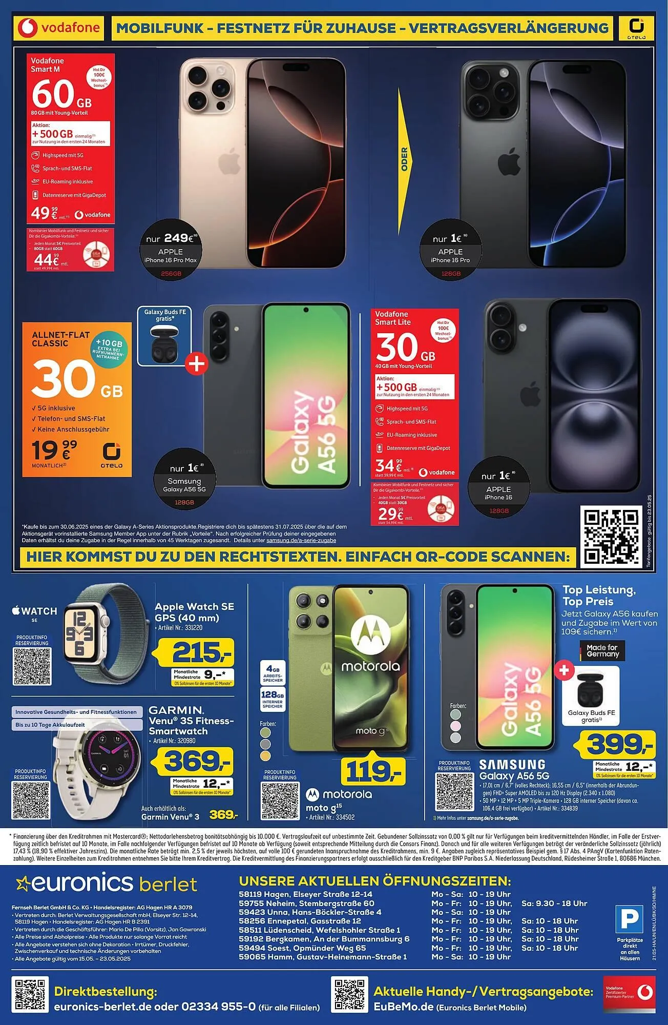 Euronics Berlet Prospekt von 15. Mai bis 23. Mai 2025 - Prospekt seite 12