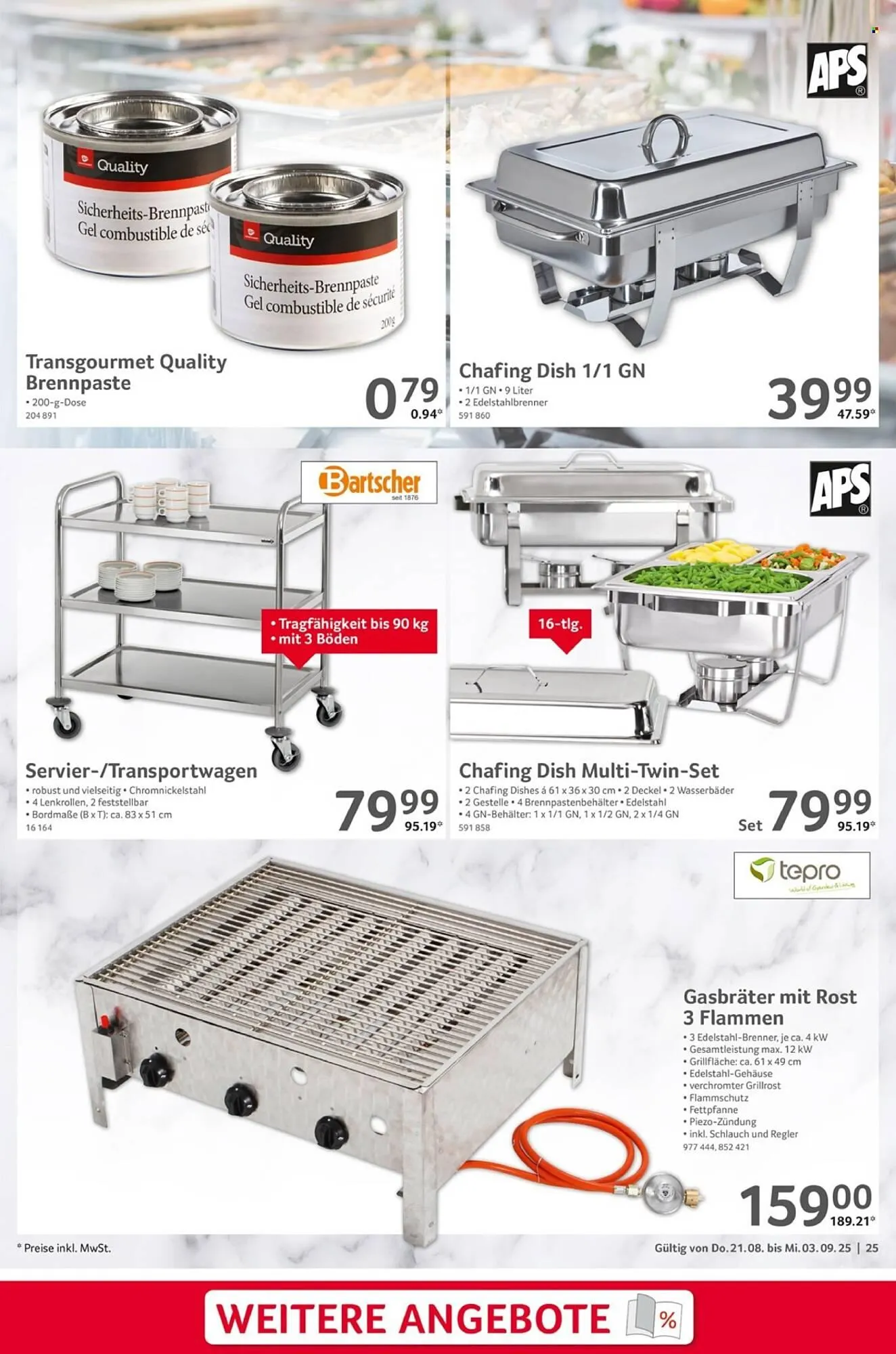 Selgros Prospekt von 21. August bis 3. September 2025 - Prospekt seite 25